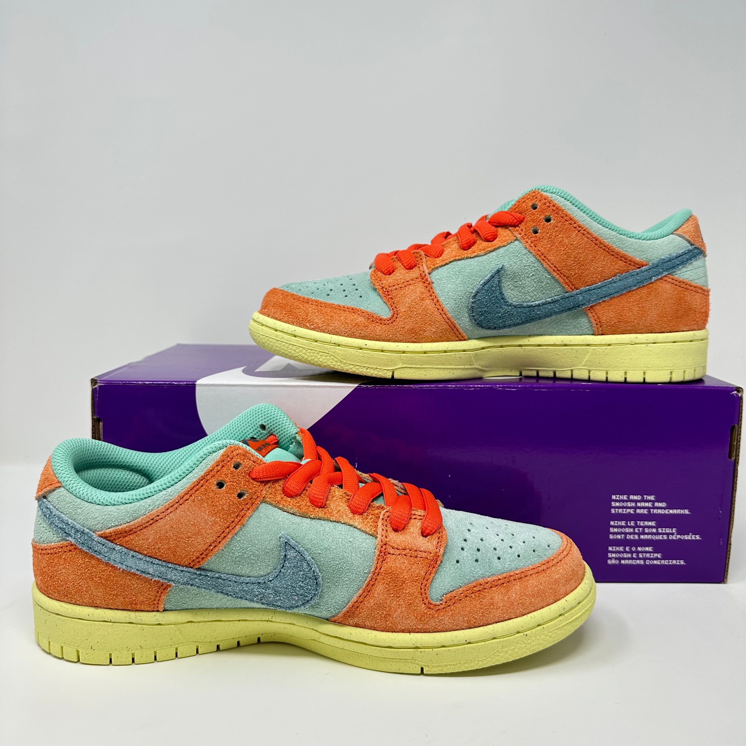 Nike SB Dunk Low Orange Emerald Rise