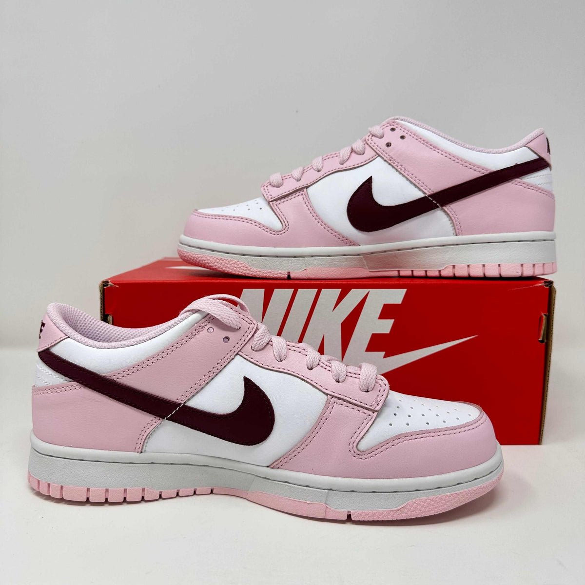 Nike Dunk Low Pink Foam Red White (GS)