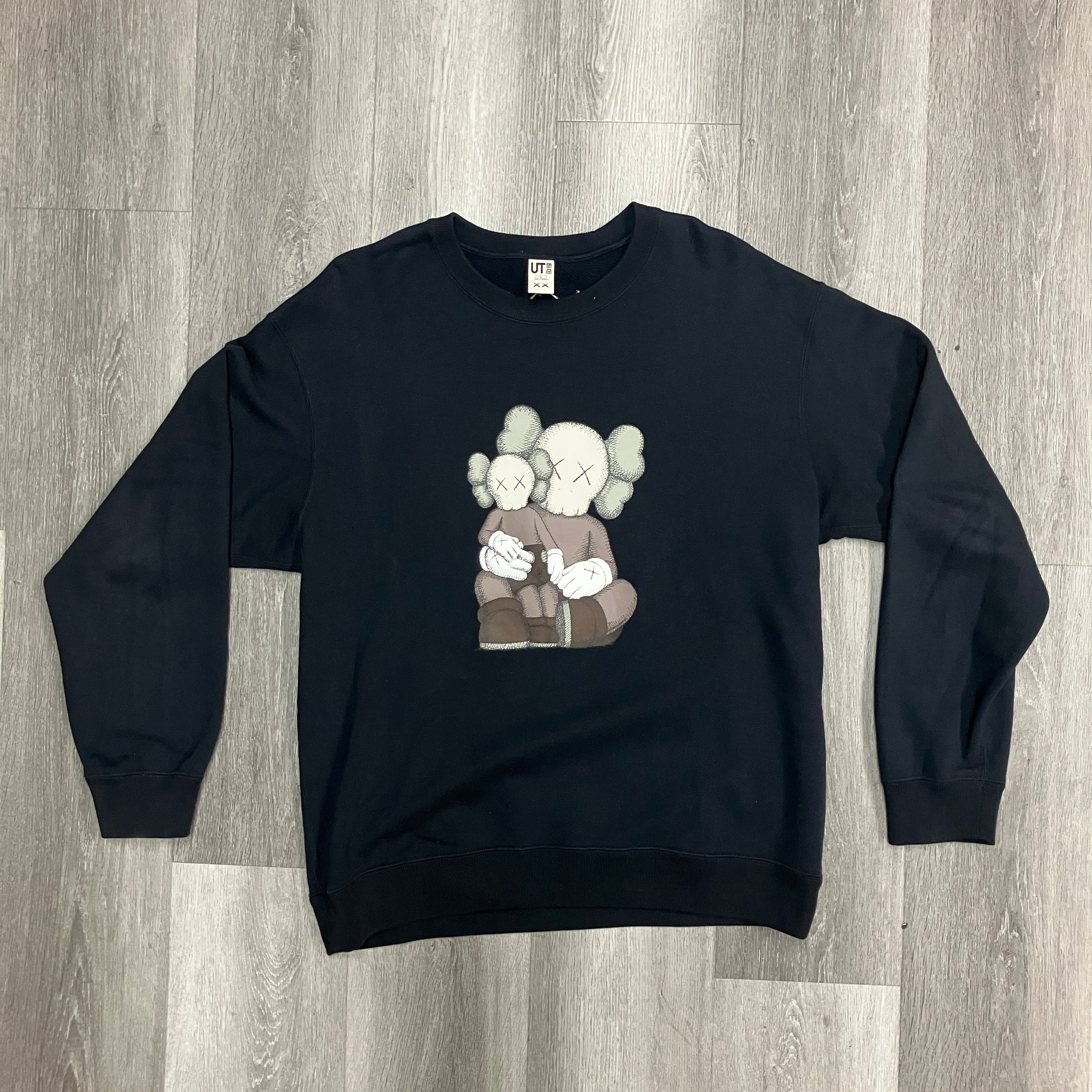 KAWS x Uniqlo Longsleeve Sweatshirt Black