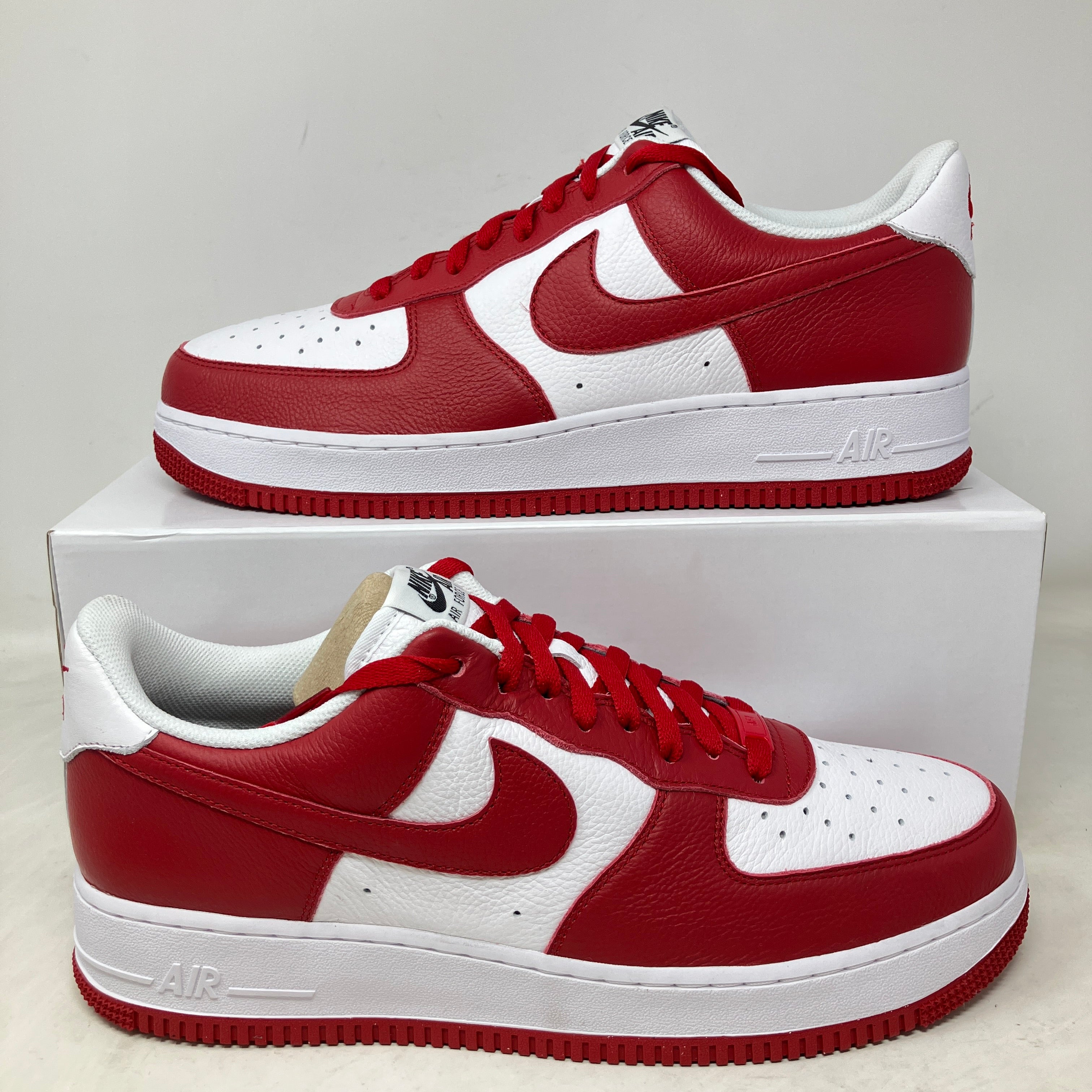 Nike By You Air Force 1 Low Red White