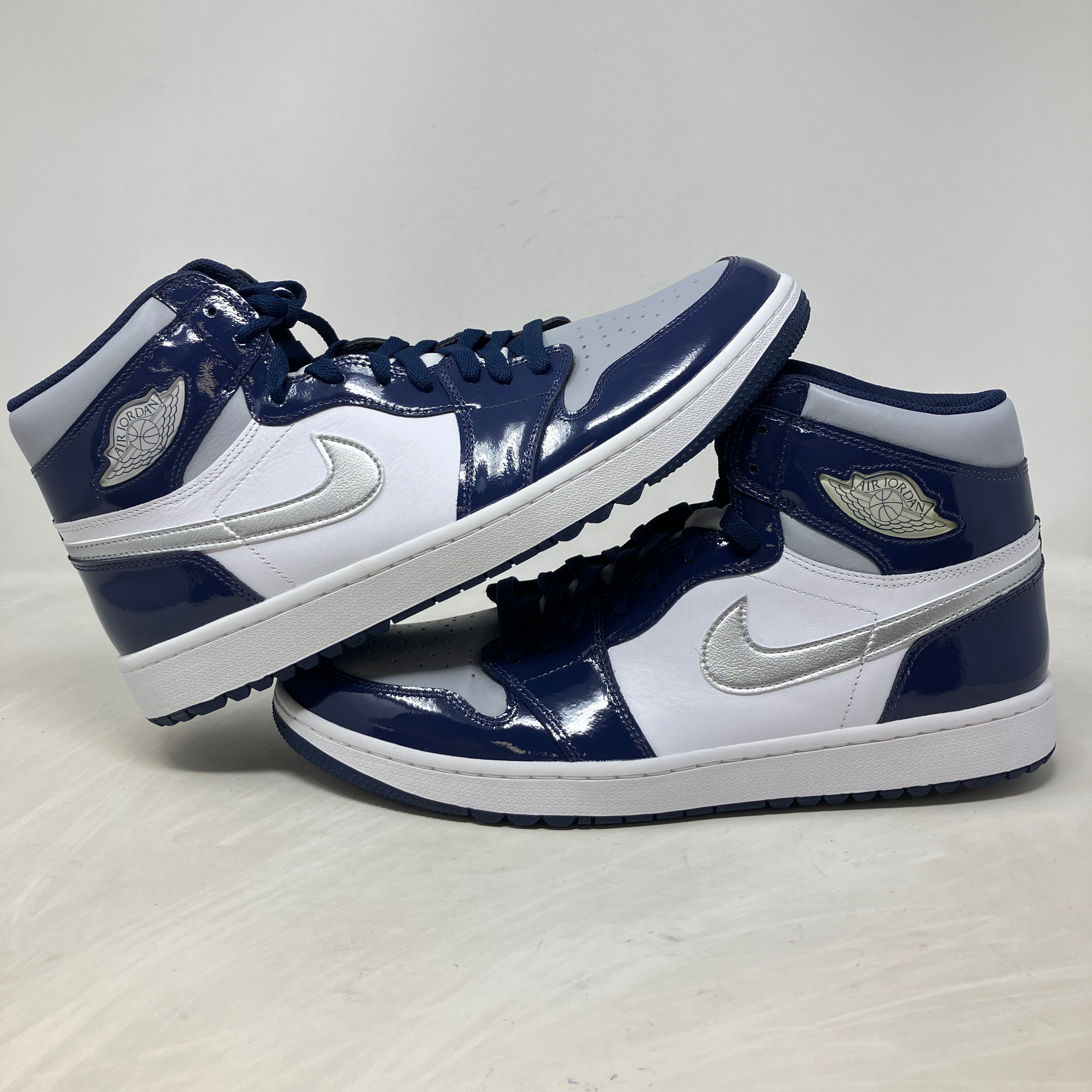 Jordan 1 Retro High Golf Patent Midnight Navy