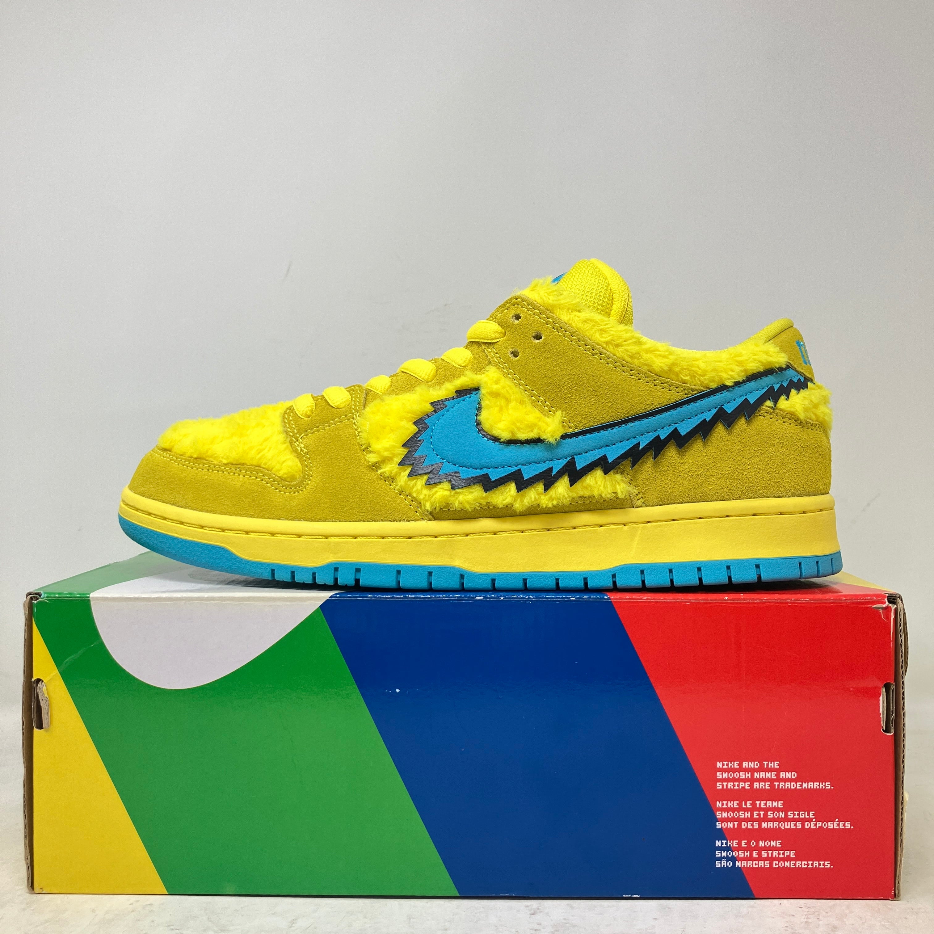 Nike SB Dunk Low Grateful Dead Bears Opti Yellow