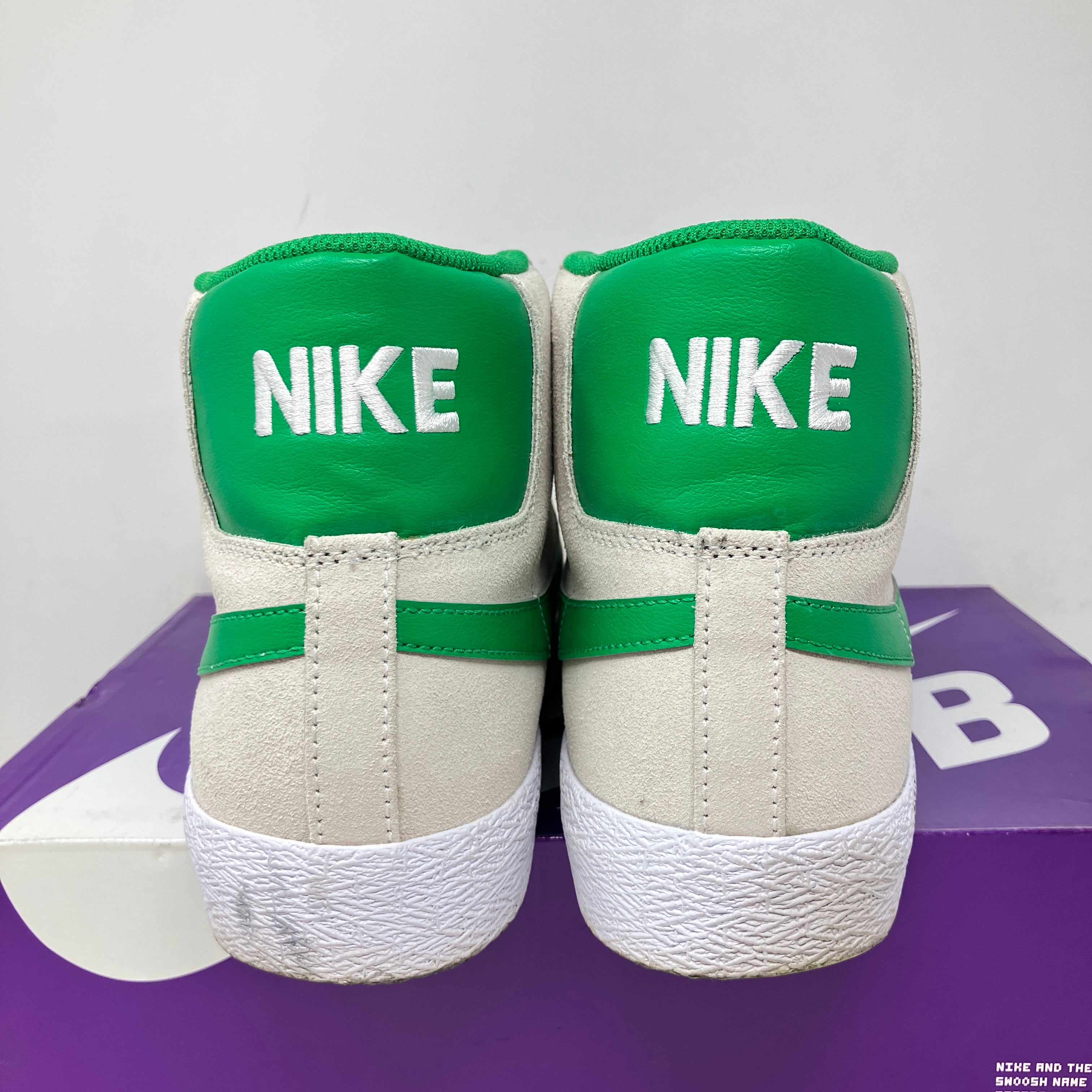 Nike SB Zoom Blazer Mid Summit White Lucky Green