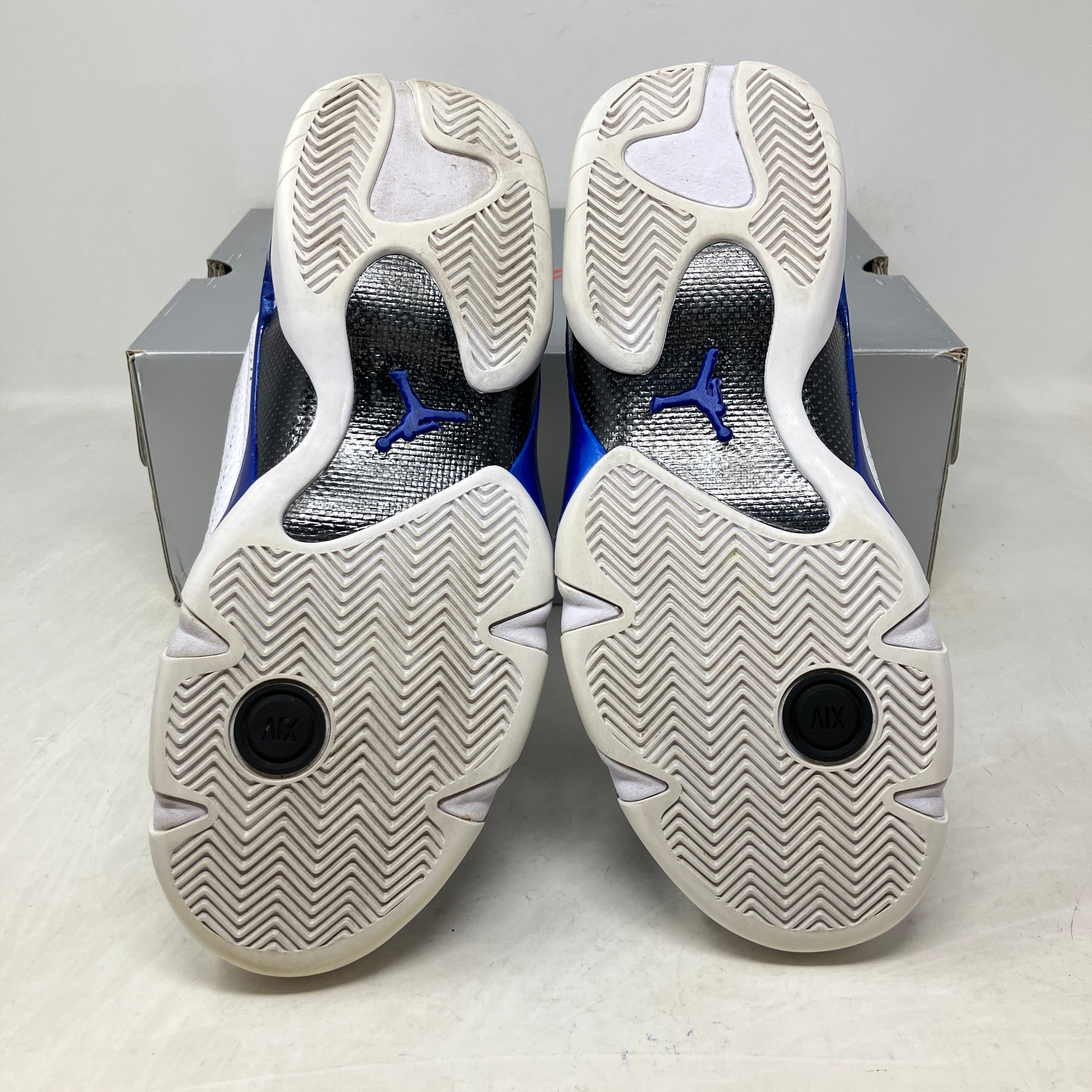 Jordan 14 Retro White Hyper Royal