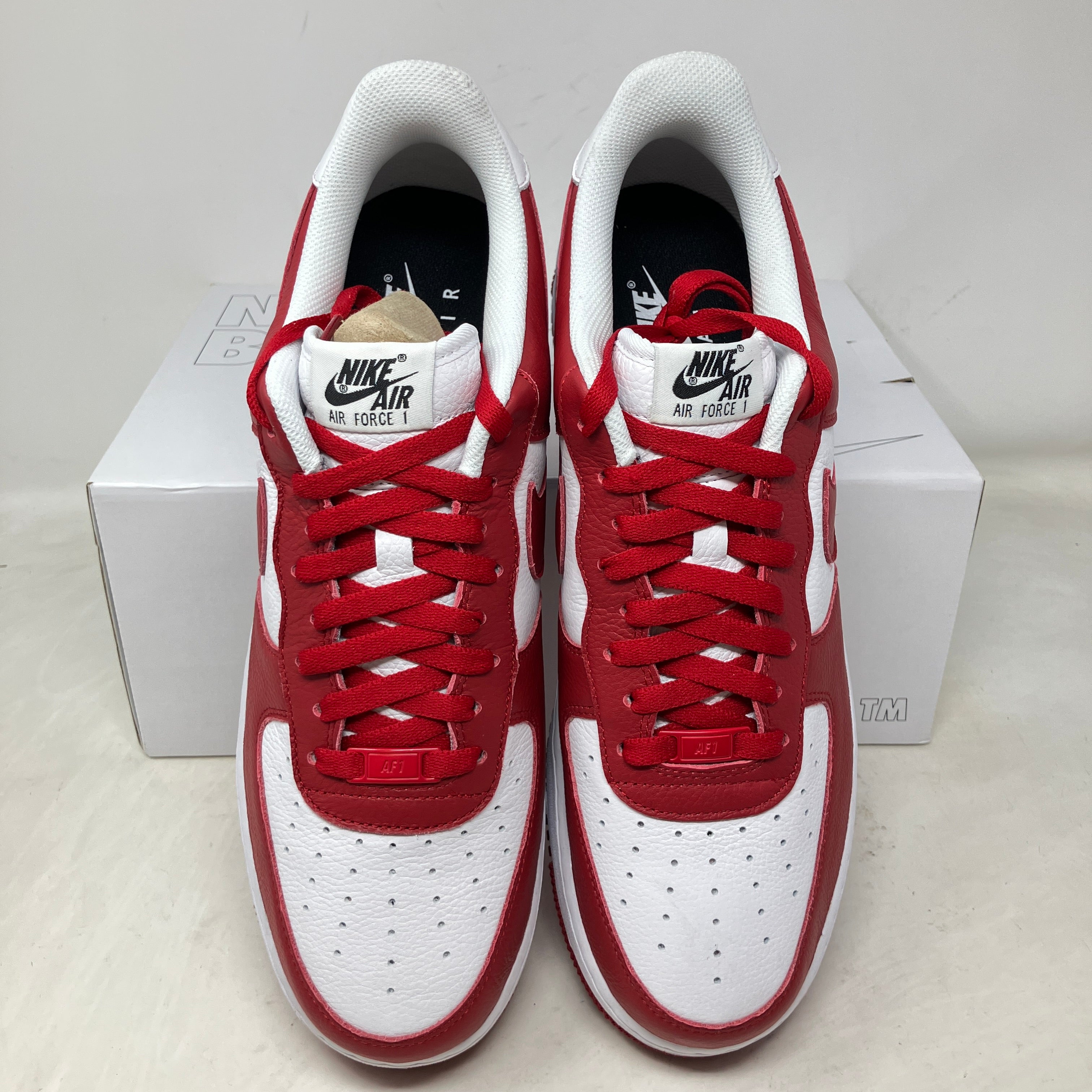 Nike By You Air Force 1 Low Red White