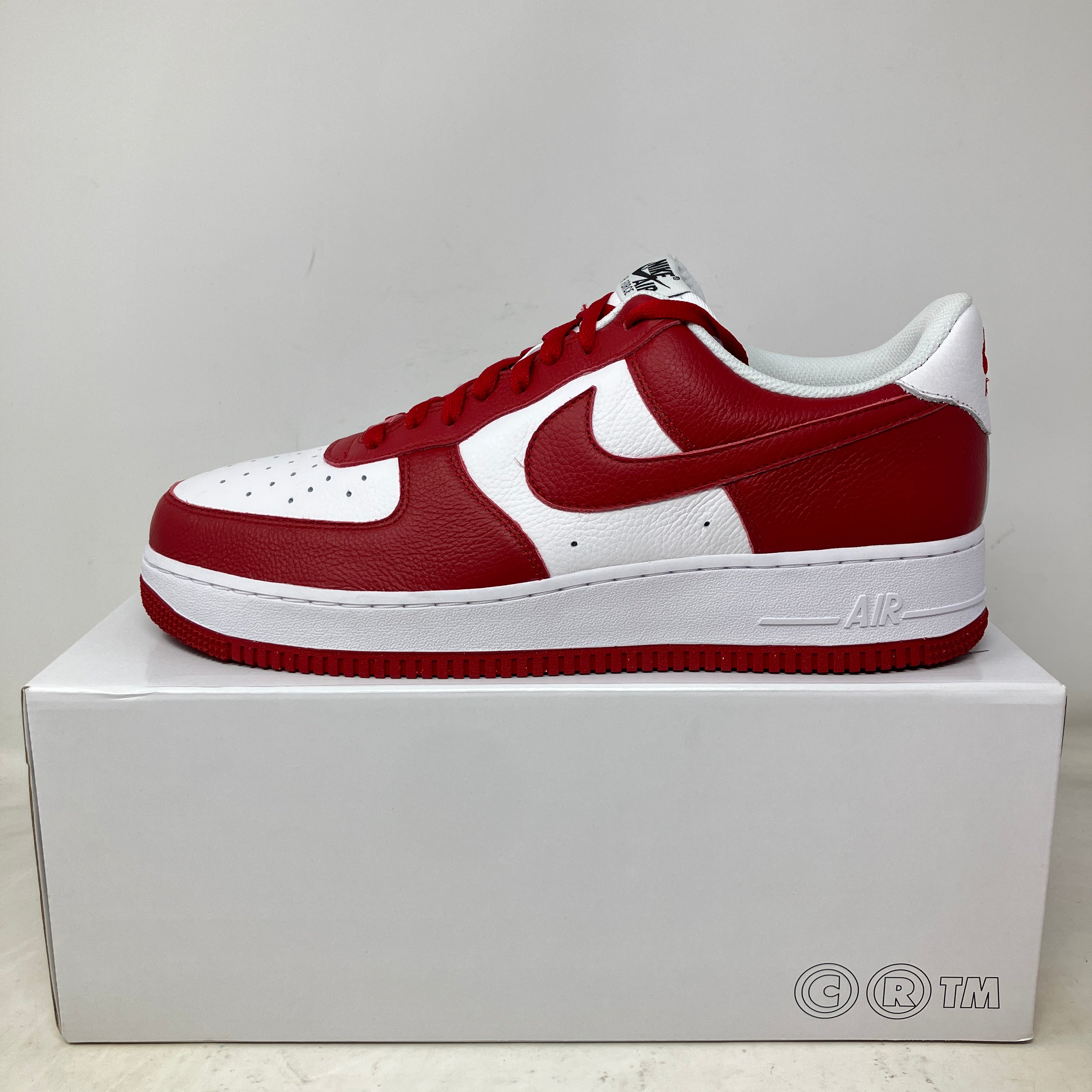 Nike By You Air Force 1 Low Red White