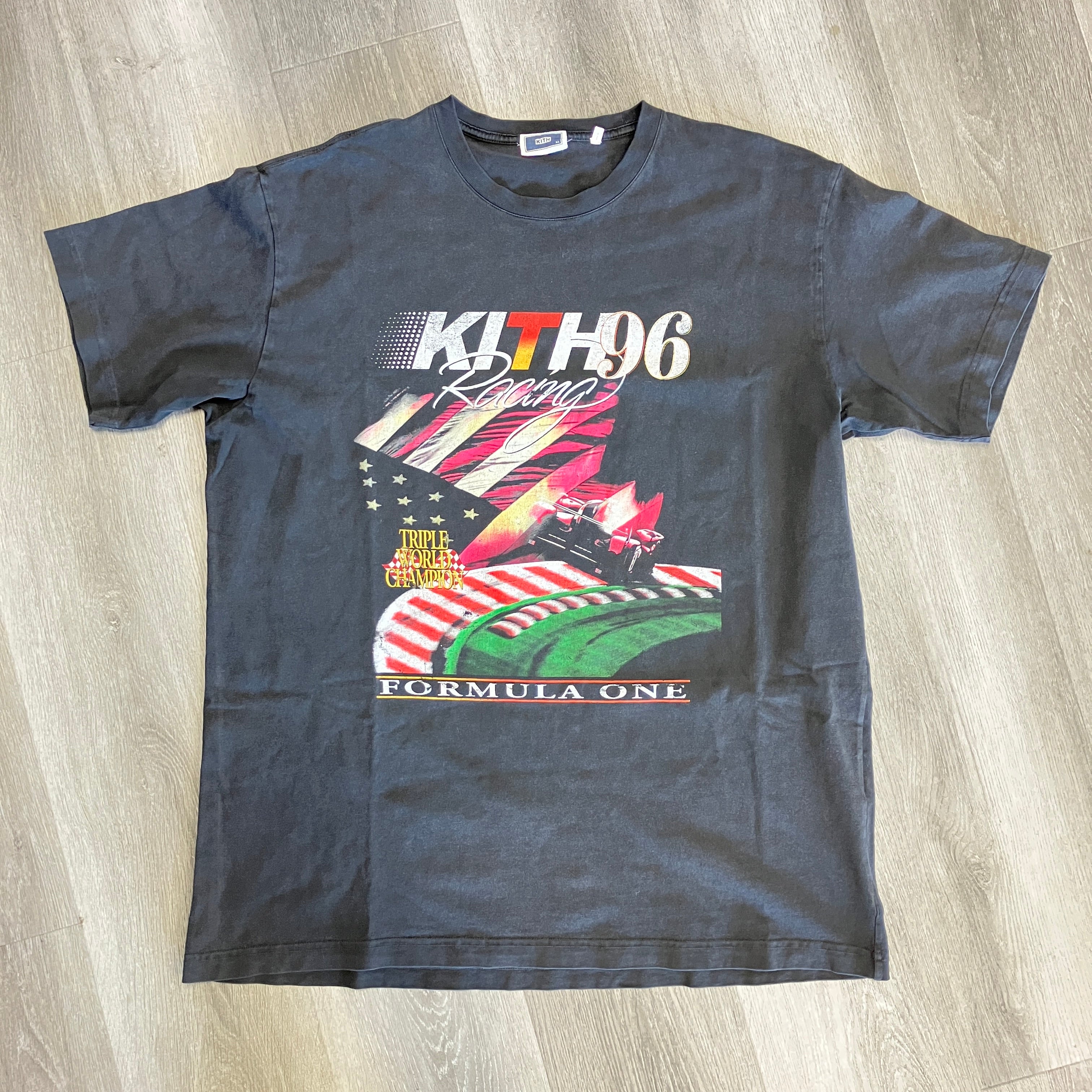 Kith F1 World Champion Vintage Tee Black