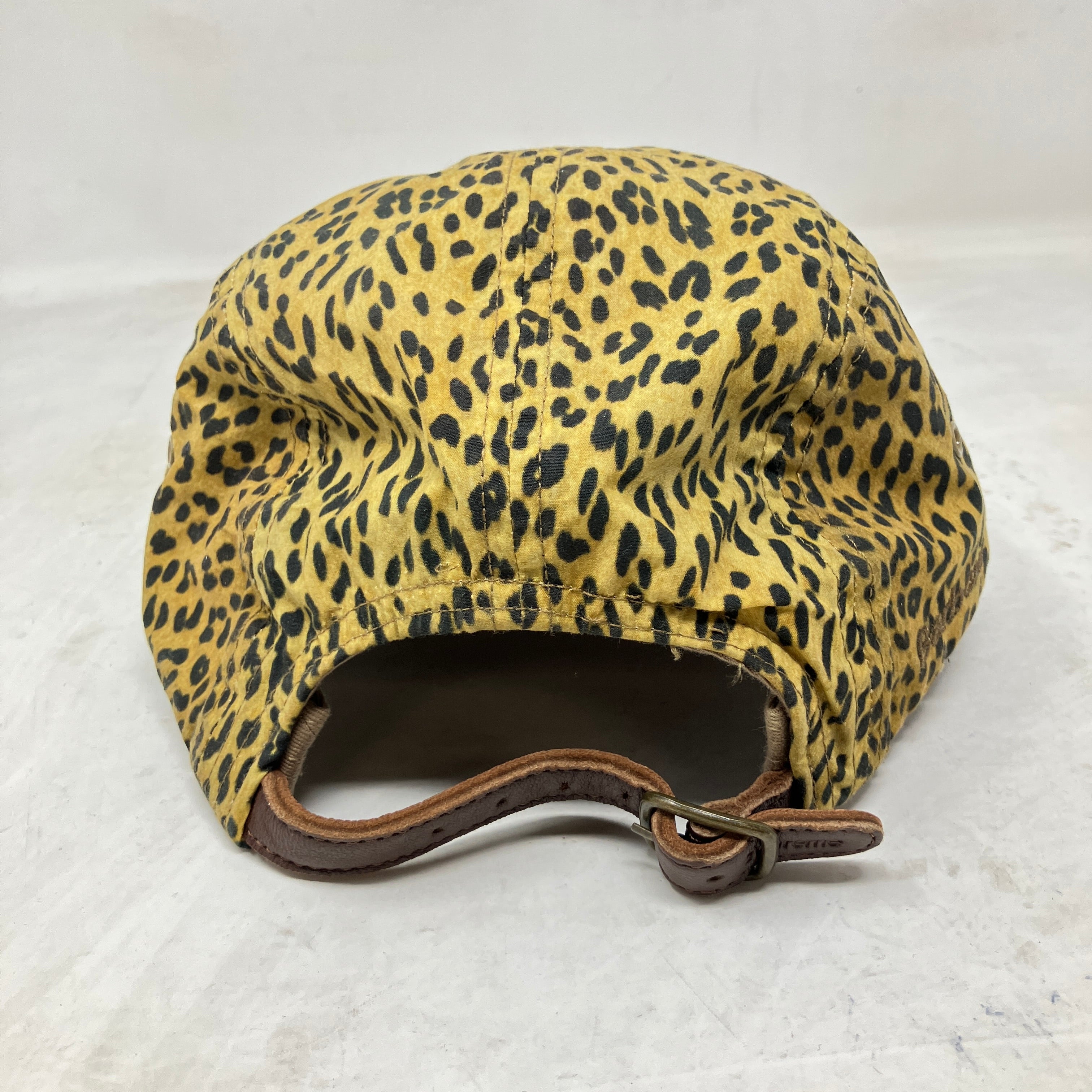Supreme Barbour Waxed Cotton Camp Cap Leopard