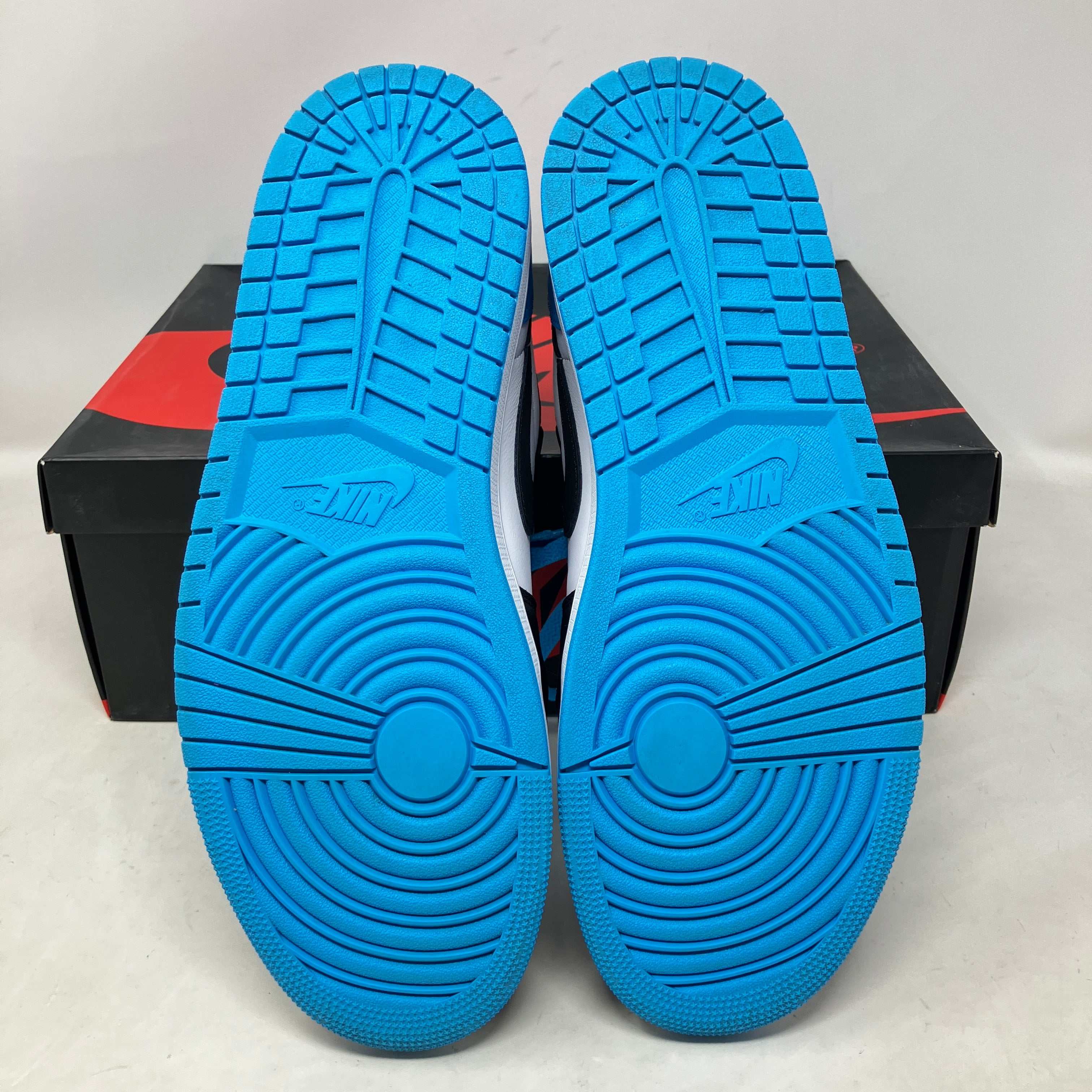 Jordan 1 Retro Low OG Black Dark Powder Blue