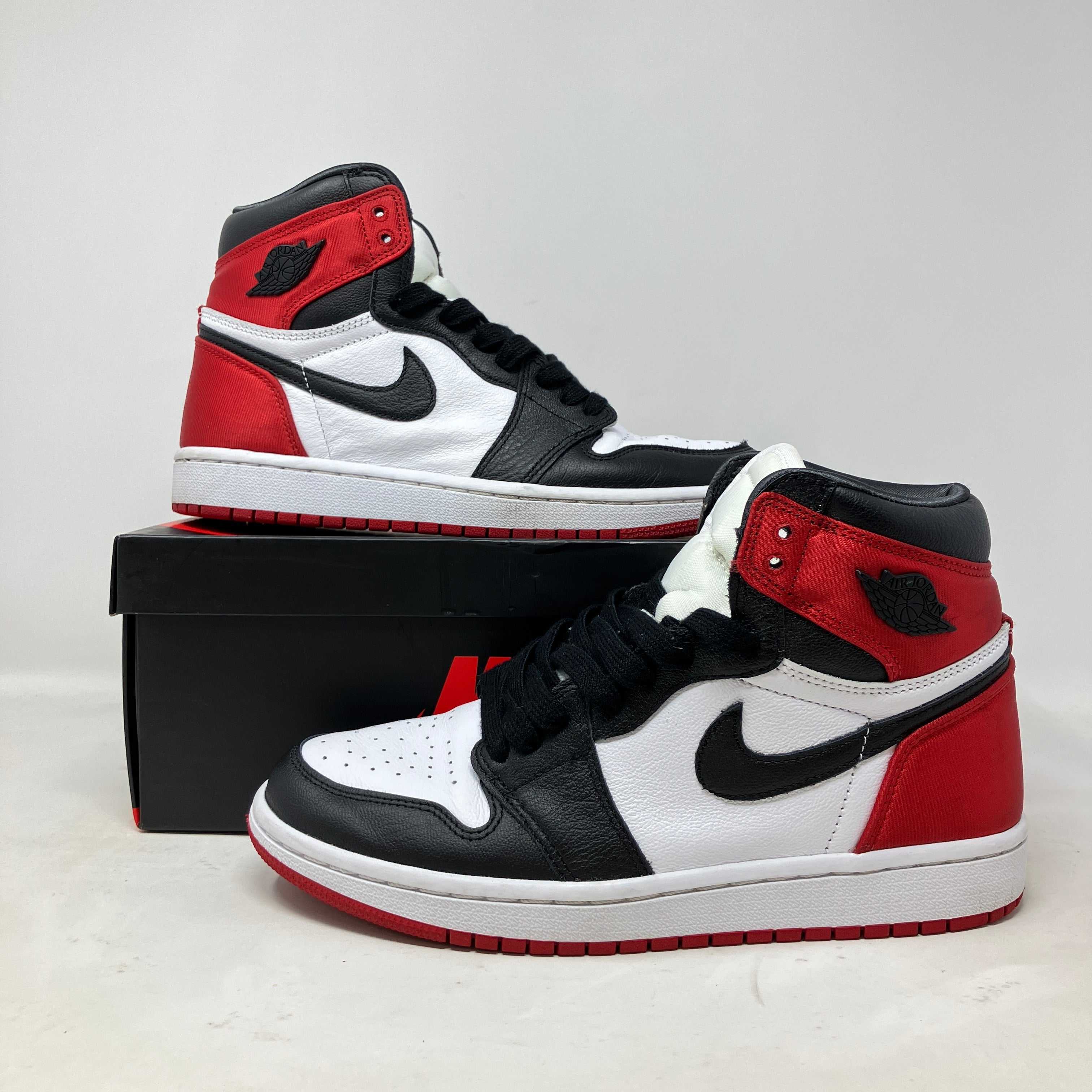 Jordan 1 Retro High Satin Black Toe (Women's)