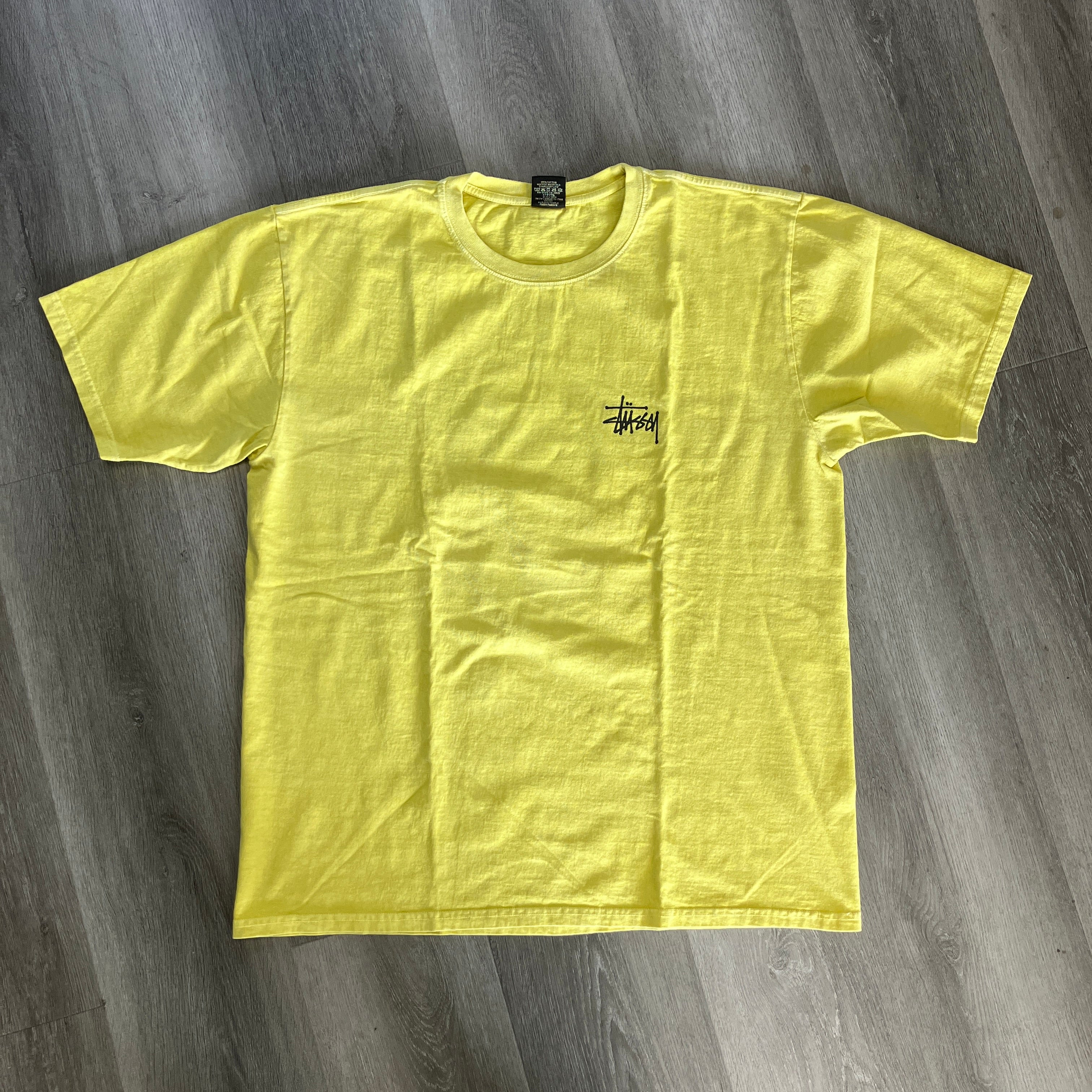 Stussy Basic Pigment Dyed Tee Yellow