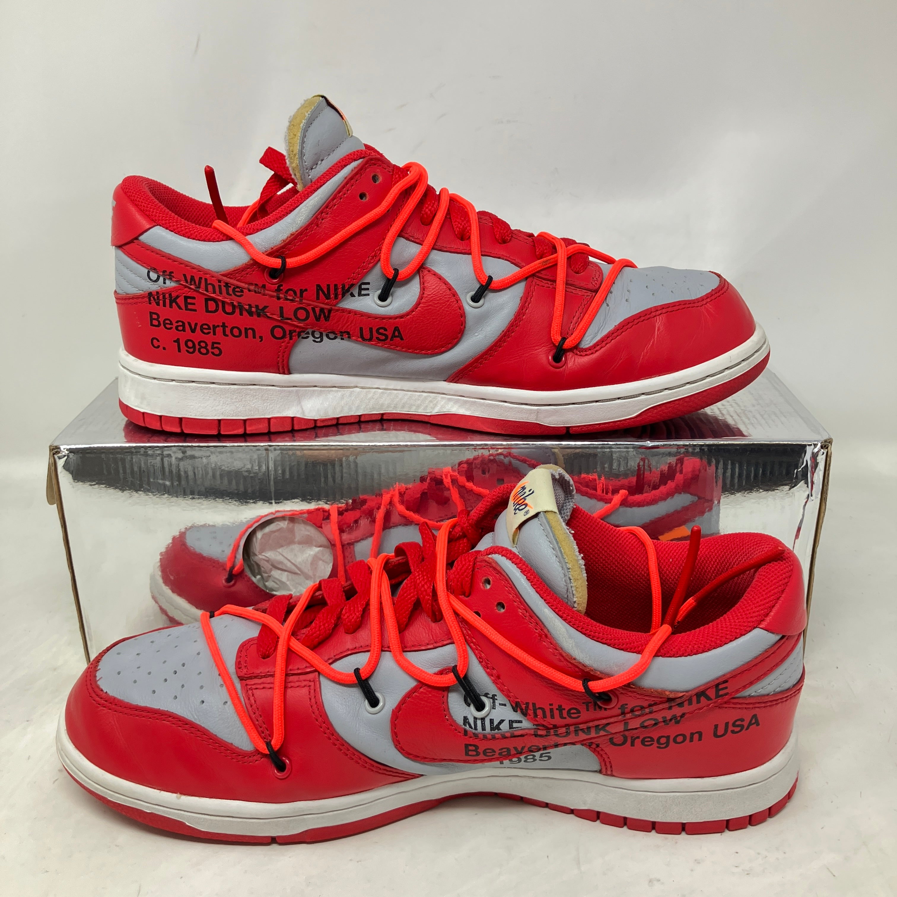 Nike Dunk Low Off-White University Red