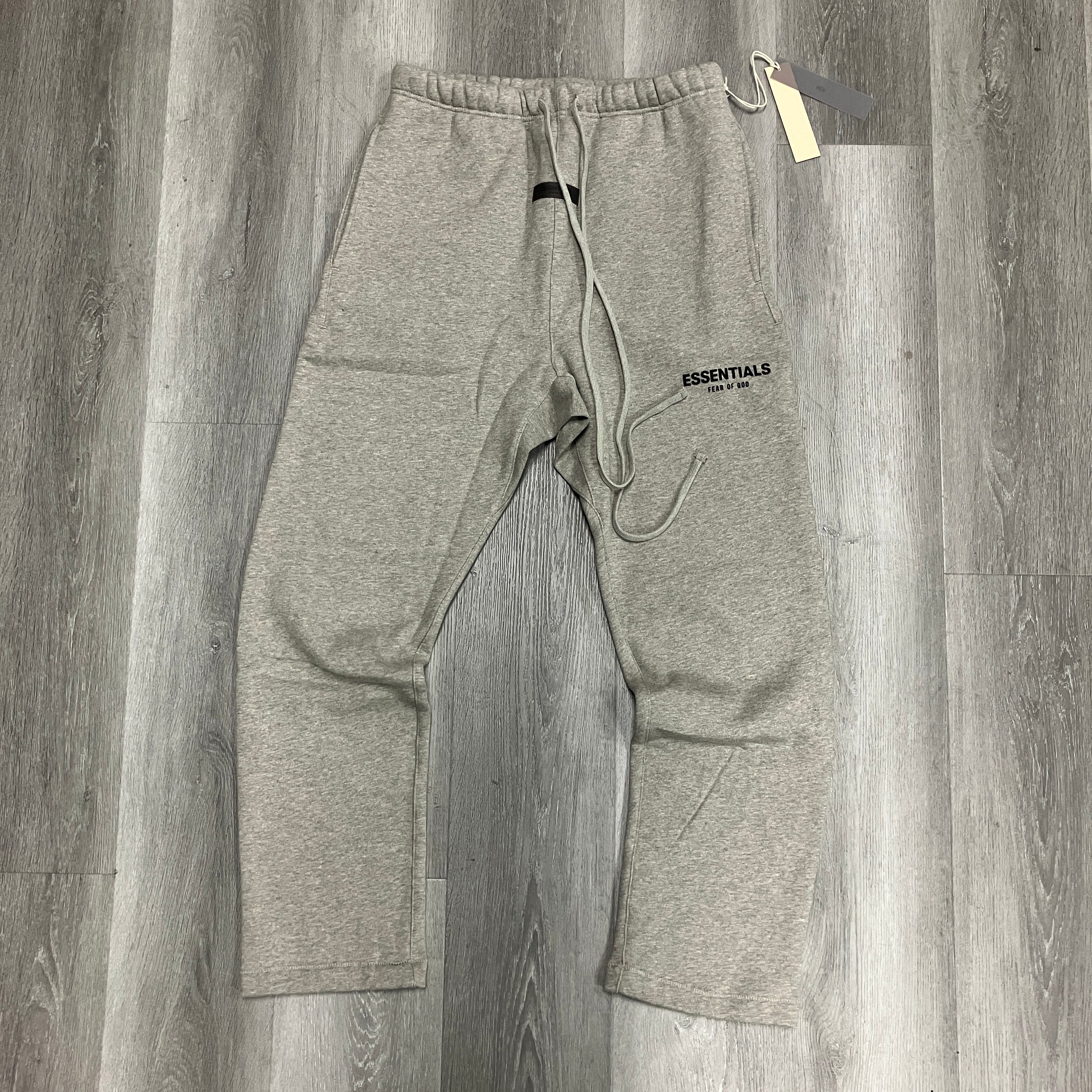 Fear of God Essentials Relaxed Sweatpants Dark Oatmeal – Hidden Realm