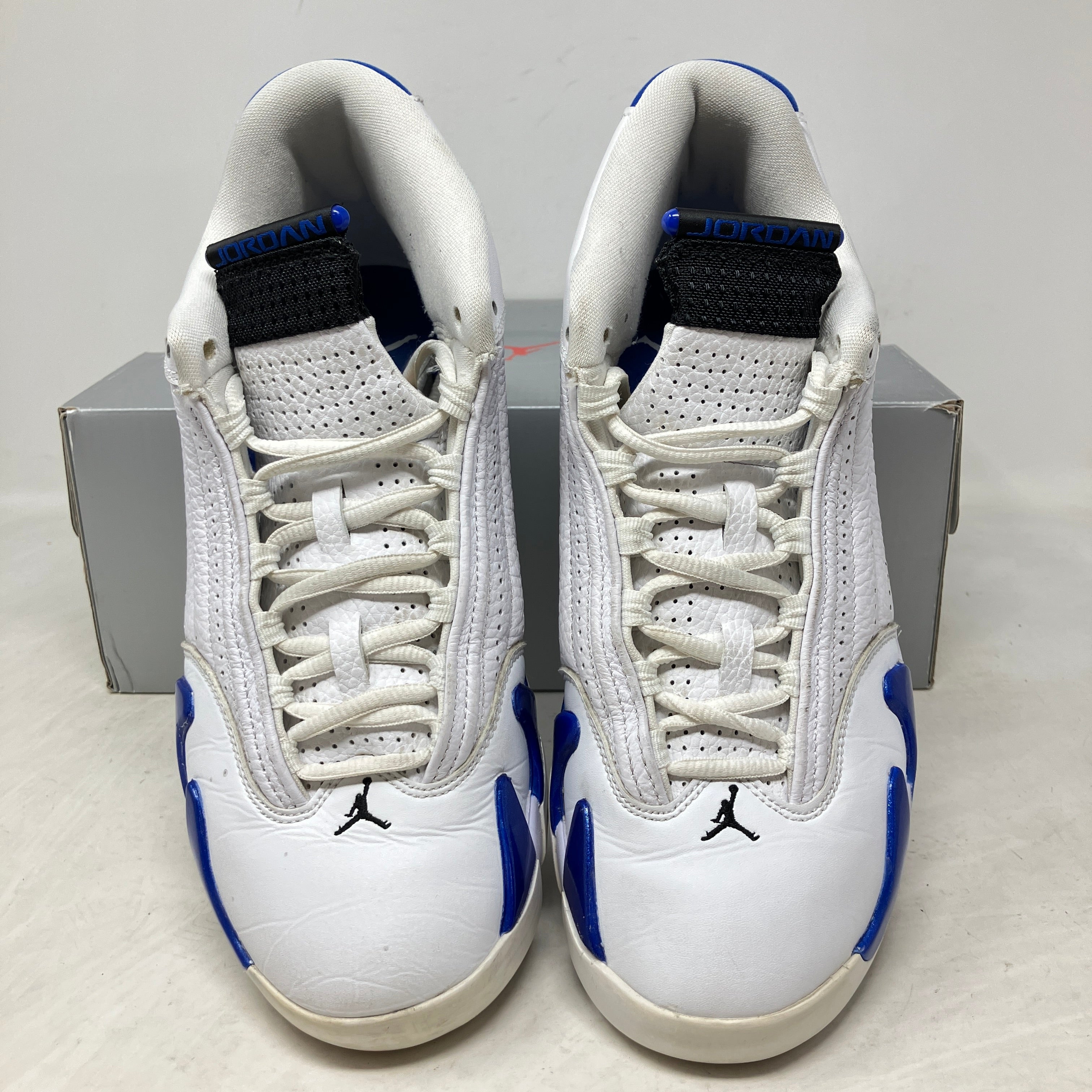 Jordan 14 Retro White Hyper Royal