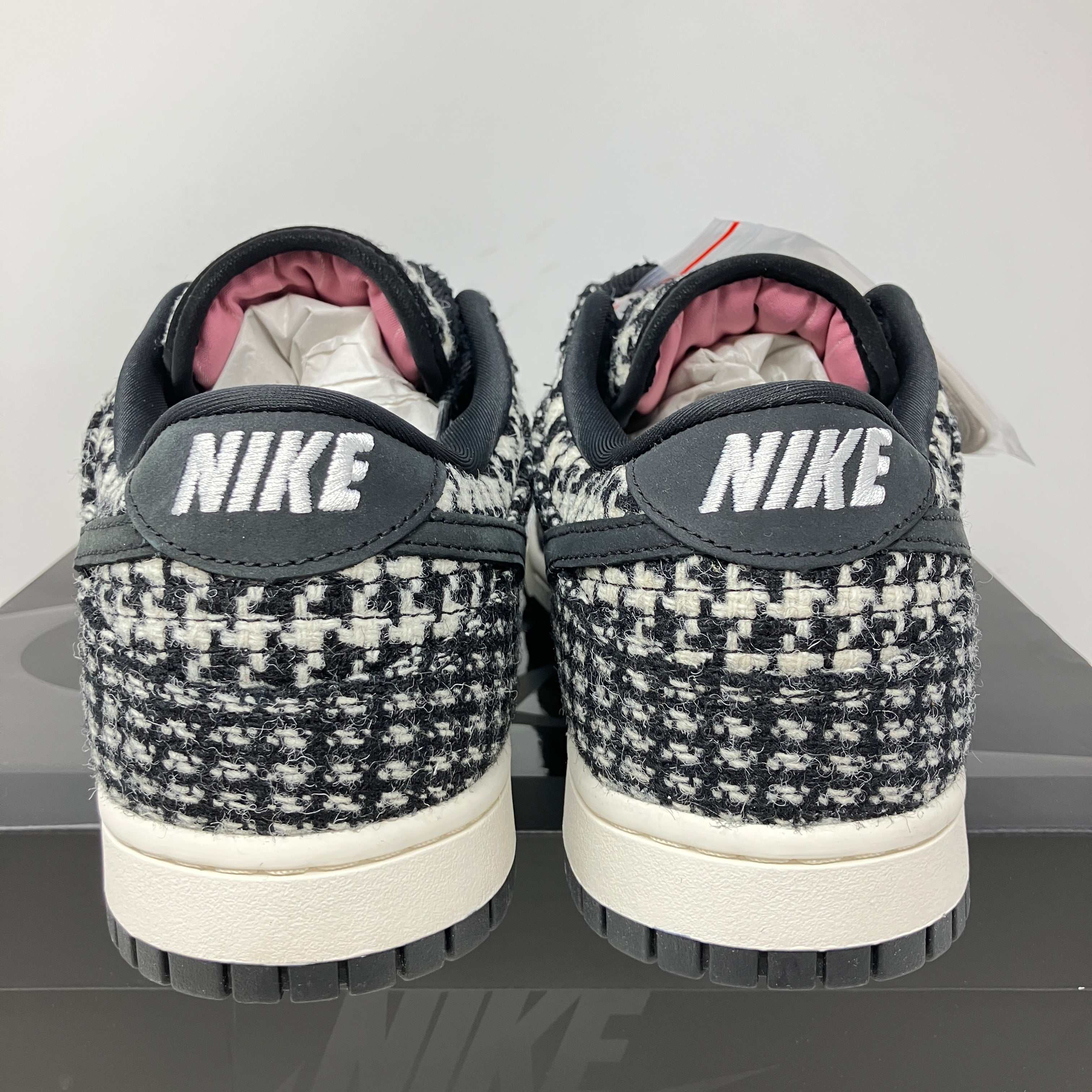 Nike Dunk Low Harris Tweed White Black Multi (Women's)