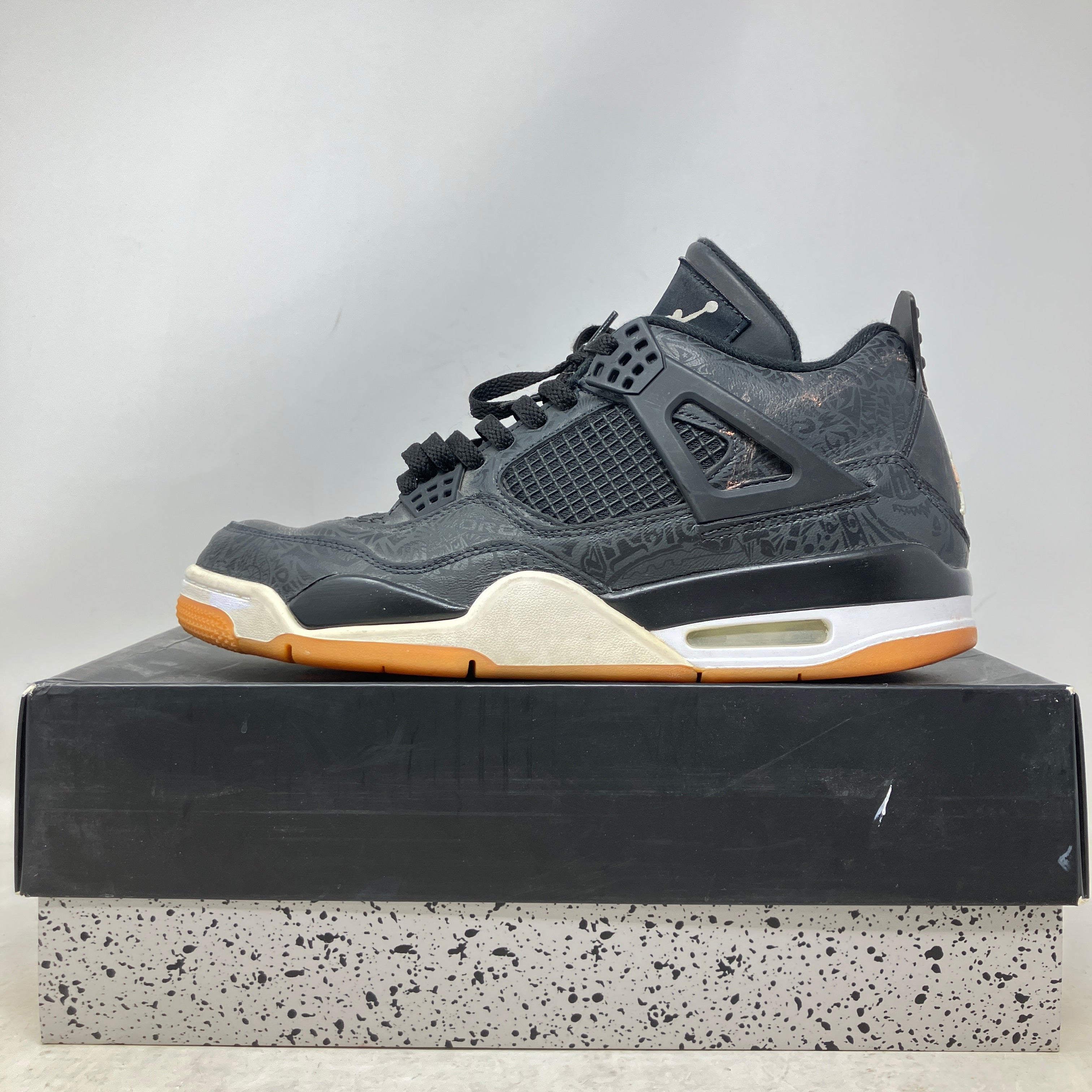Jordan 4 Retro Laser Black Gum