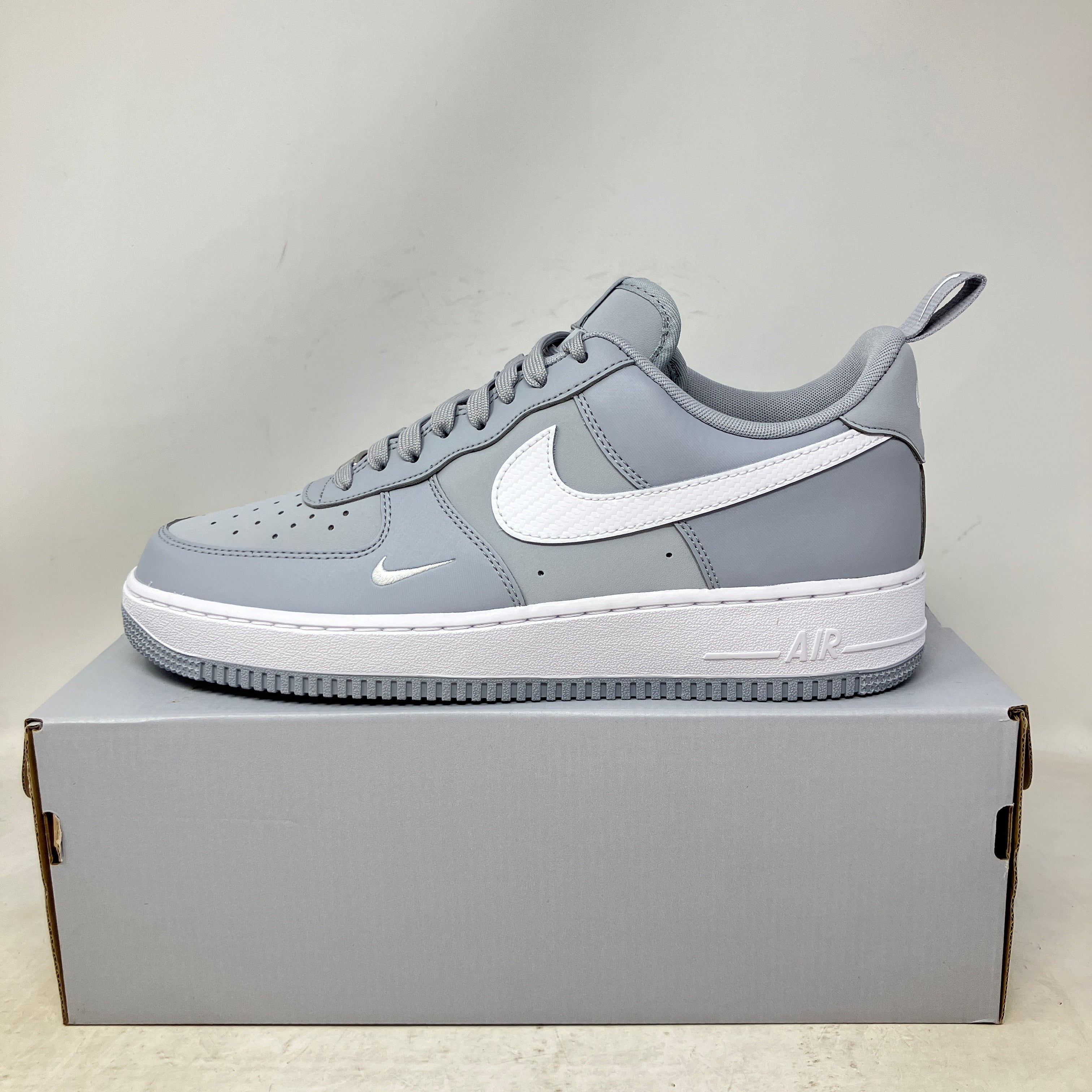 Nike Air Force 1 Low '07 LV8 Carbon Fiber Swoosh Wolf Grey White