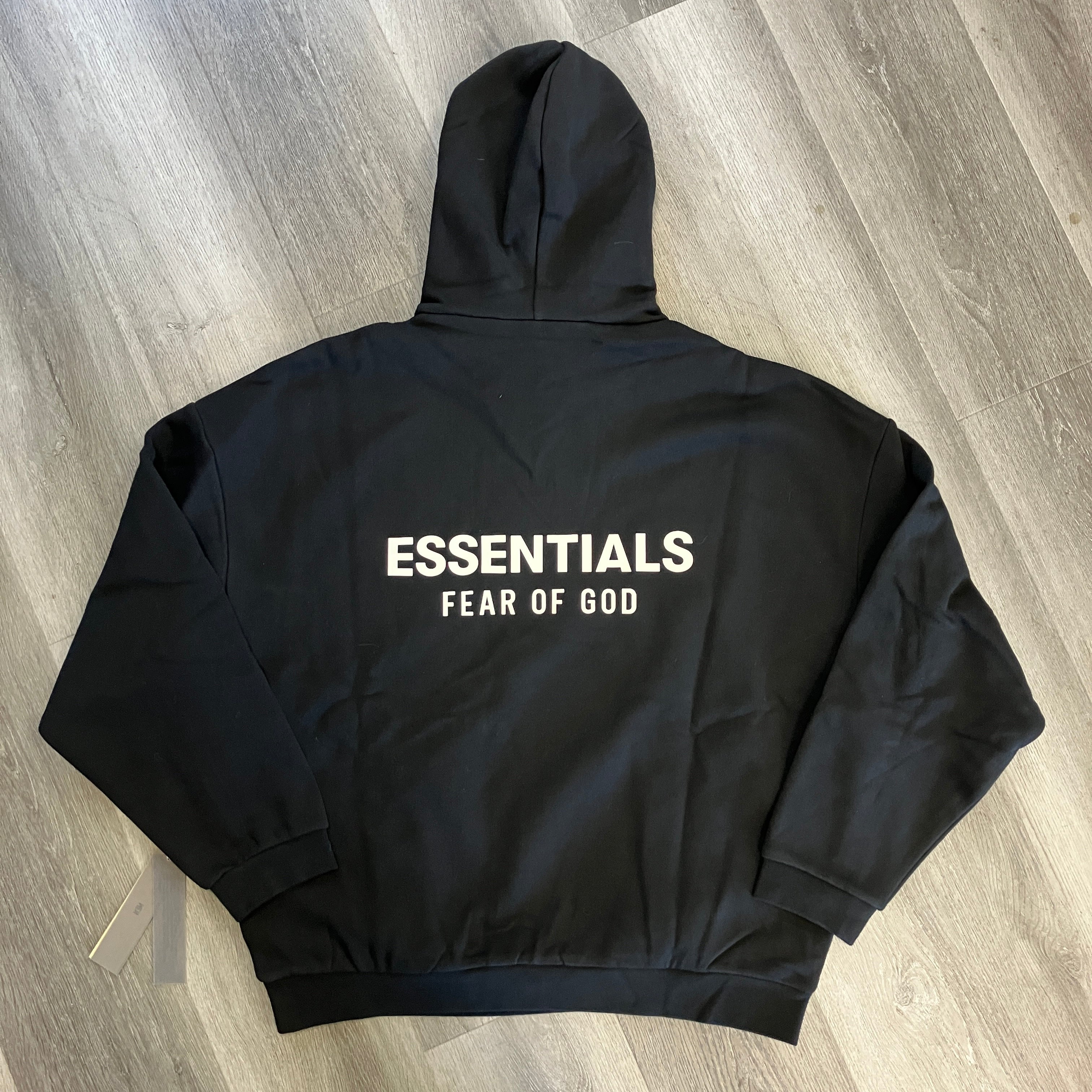 Fear of God Essentials Fleece Hoodie Black