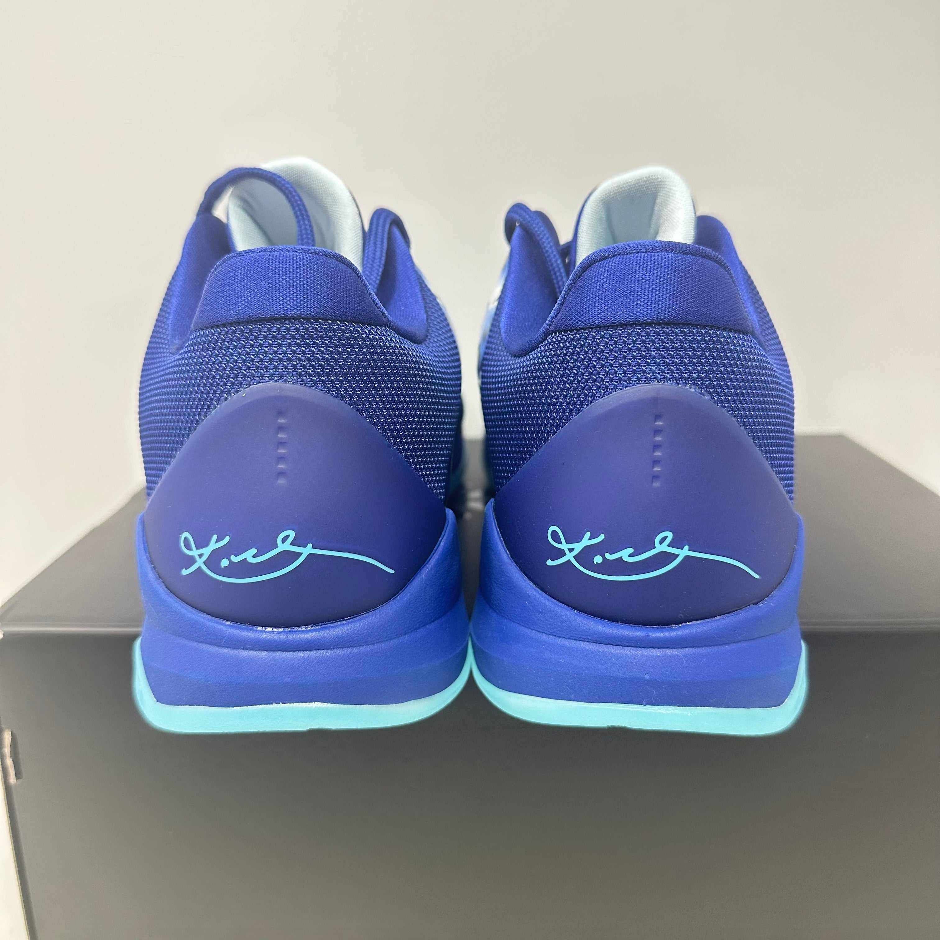Nike Kobe 5 Protro X-Ray sneakers in blue, brand new with all accessories included.