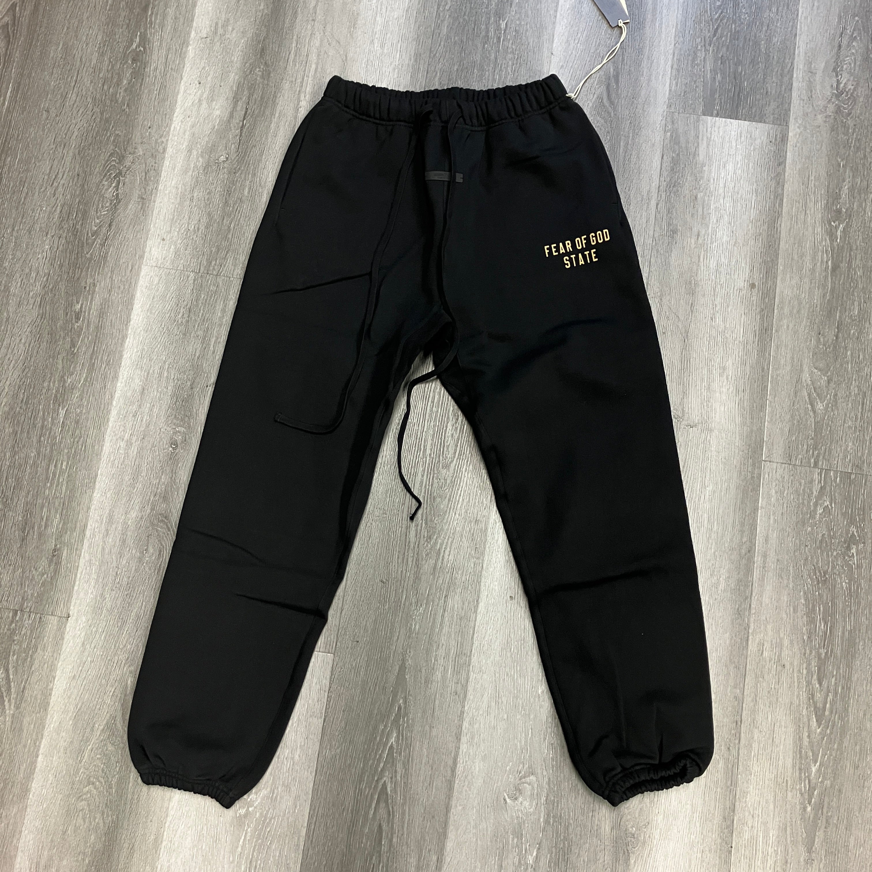 Fear of God State Essentials Fleece Essential Sweatpant Black