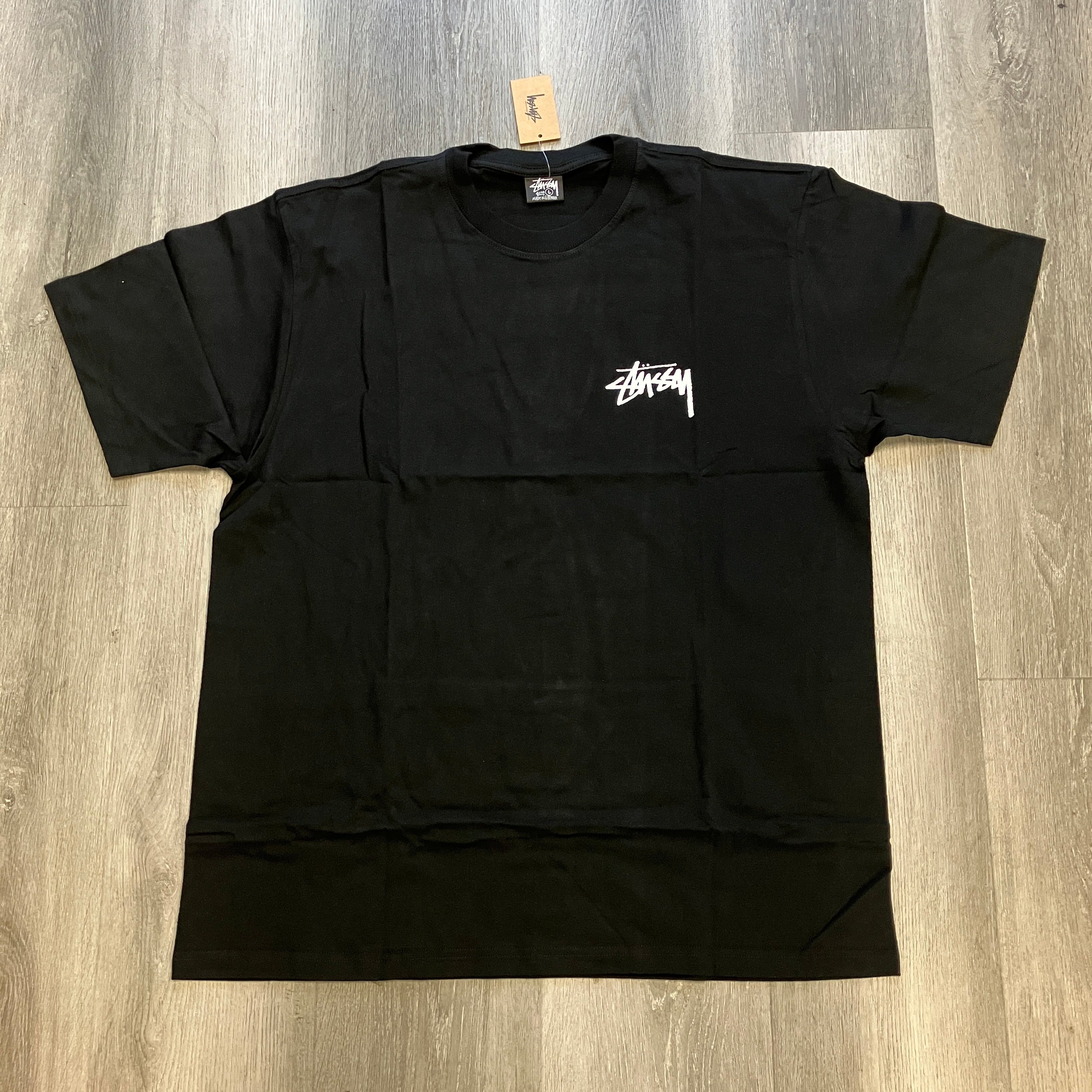 Stussy Fuzzy Dice Tee Black