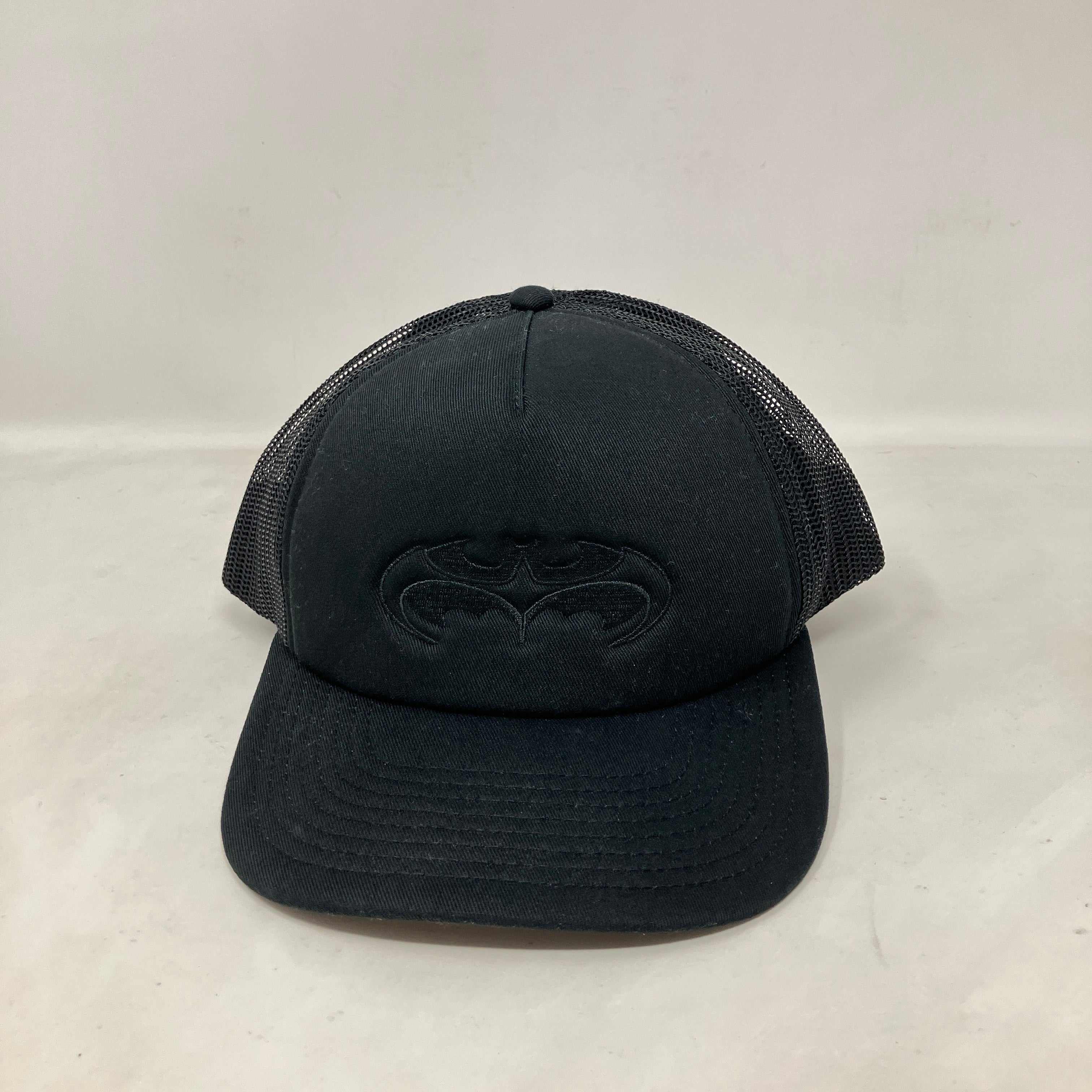 Kith x Batman 96 Nolan black trucker hat with embroidered bat logo