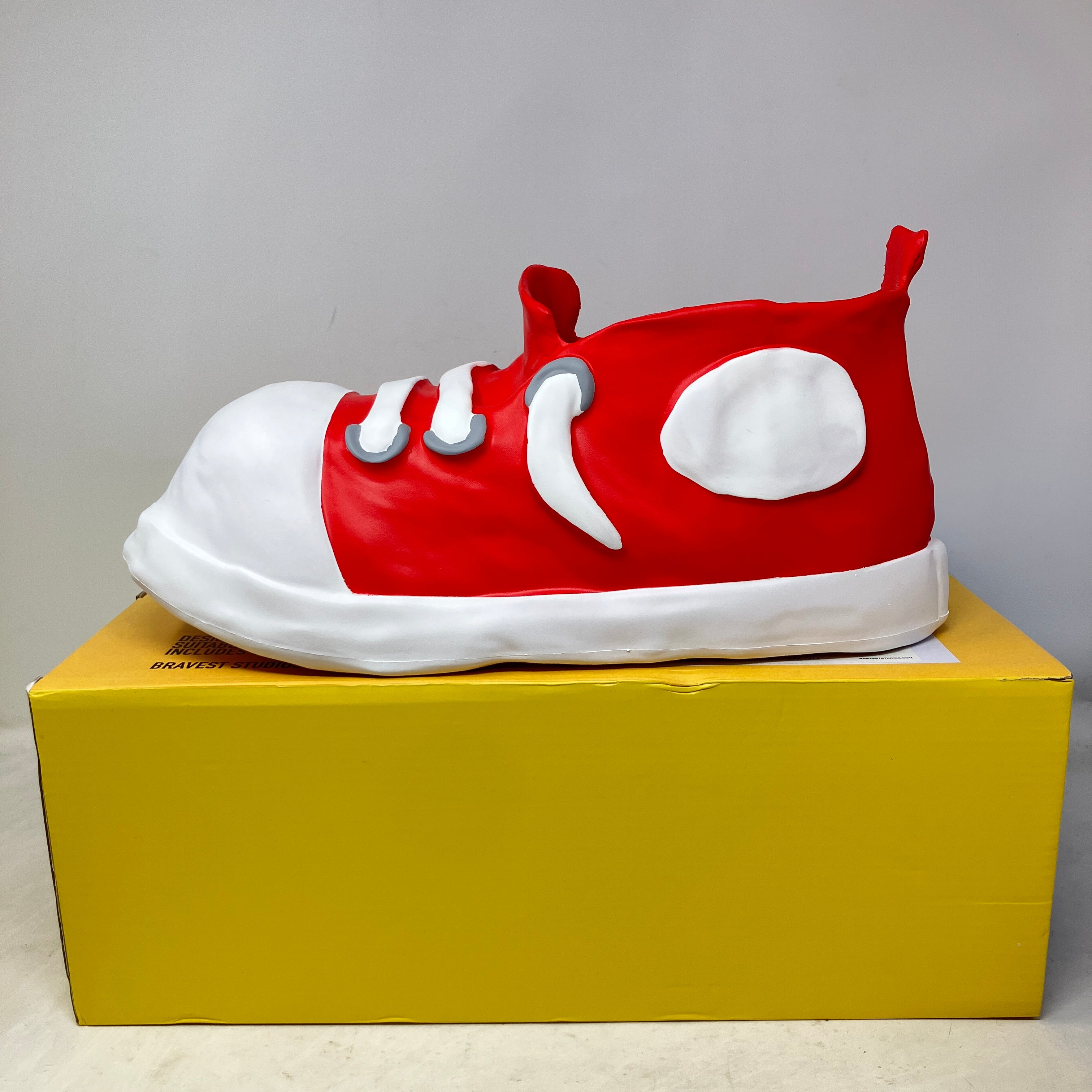 Bravest Studios Clay Shoe Red White