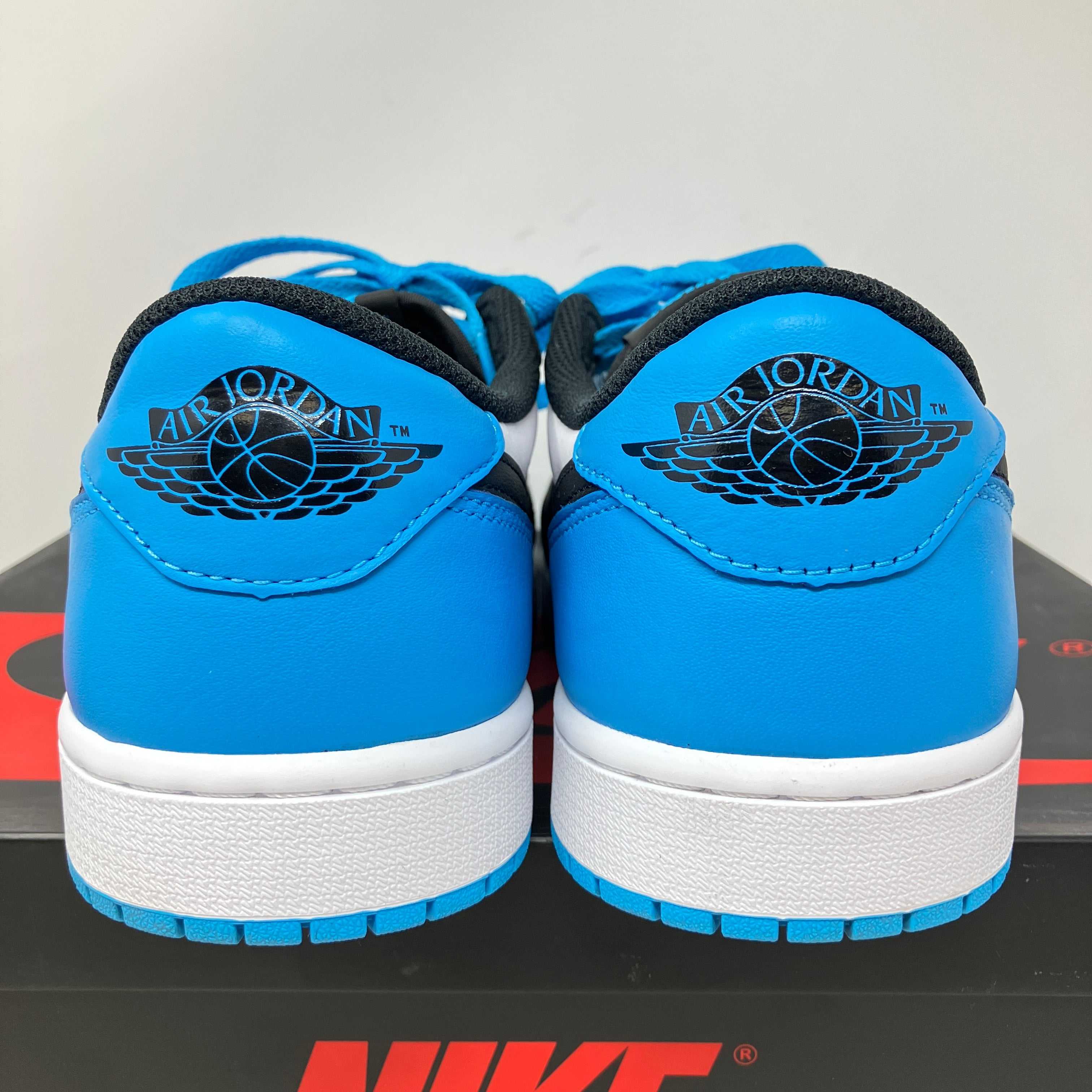 Jordan 1 Retro Low OG Black Dark Powder Blue