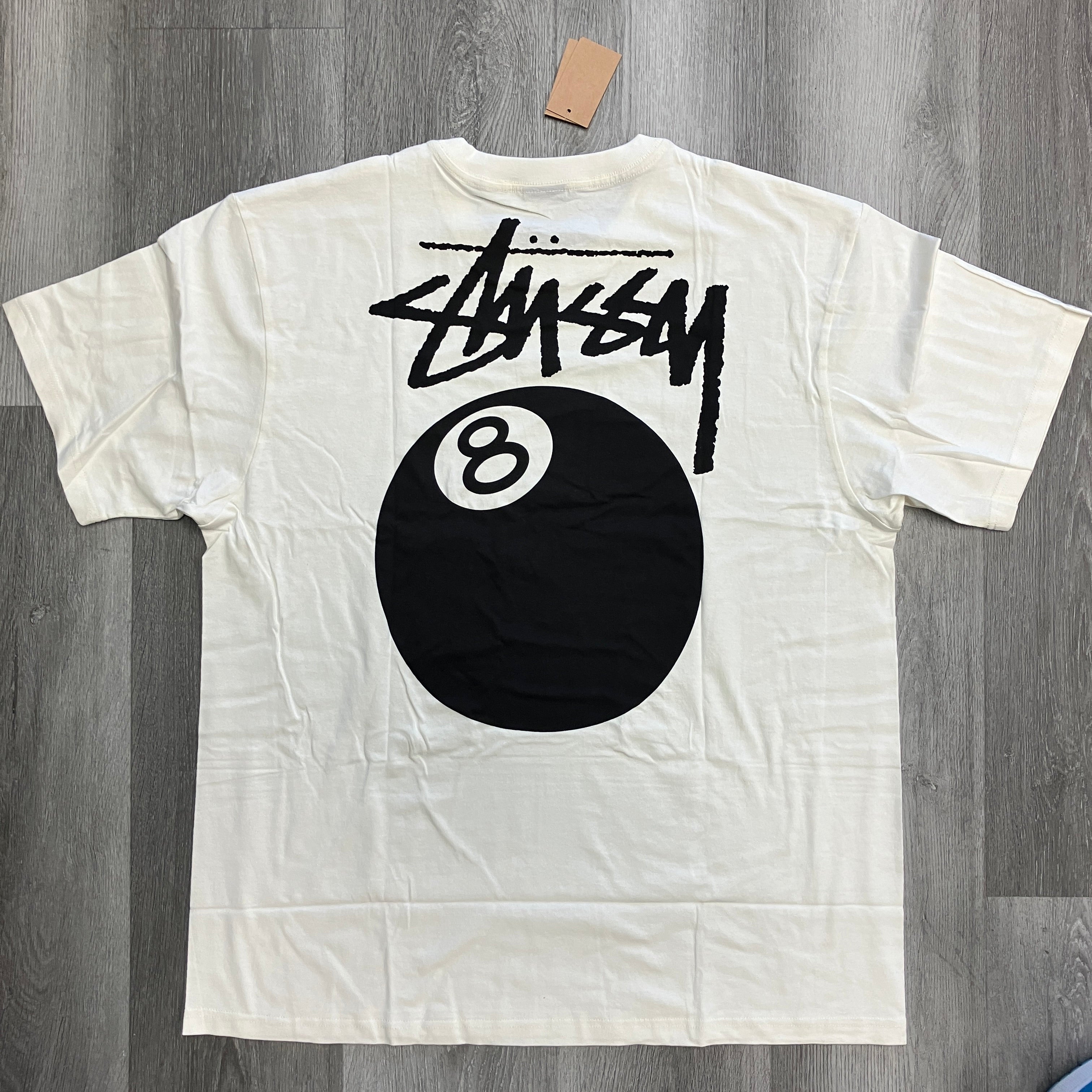 トップス 8 ball stussy 8 Ball Tee Pigment Dyed – Natural | Tees | Stüssy