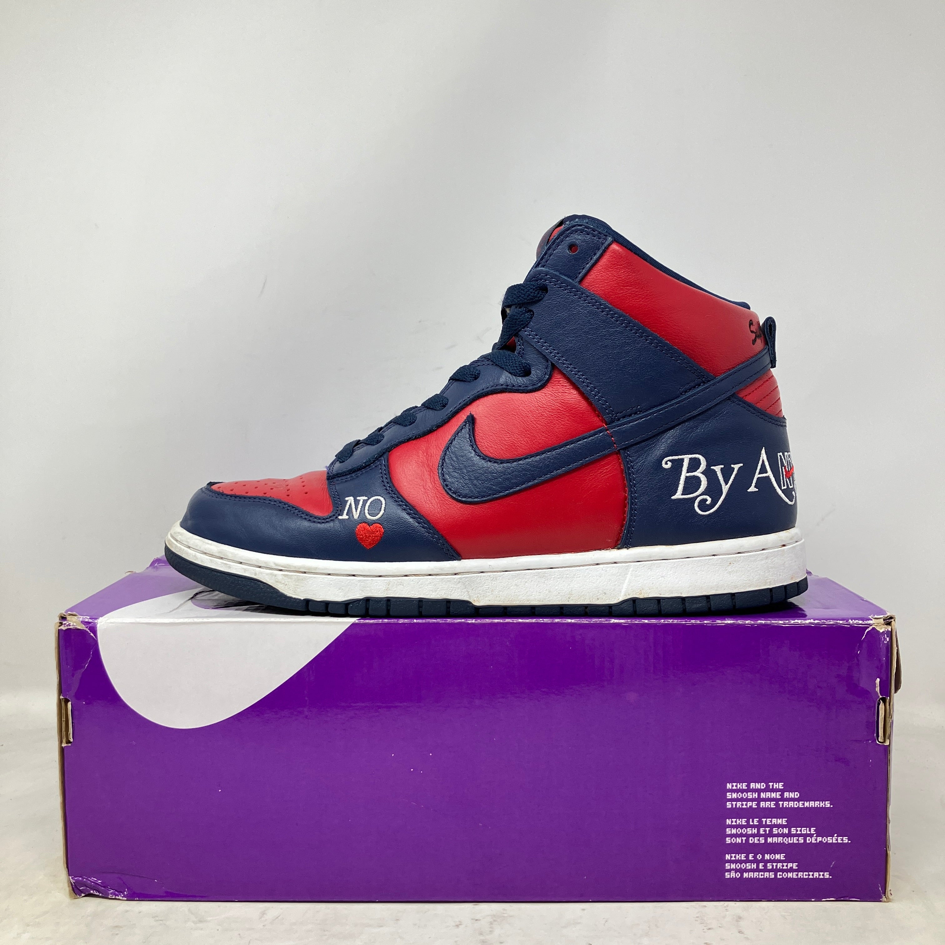 Nike SB Dunk High Supreme By Any Means Navy