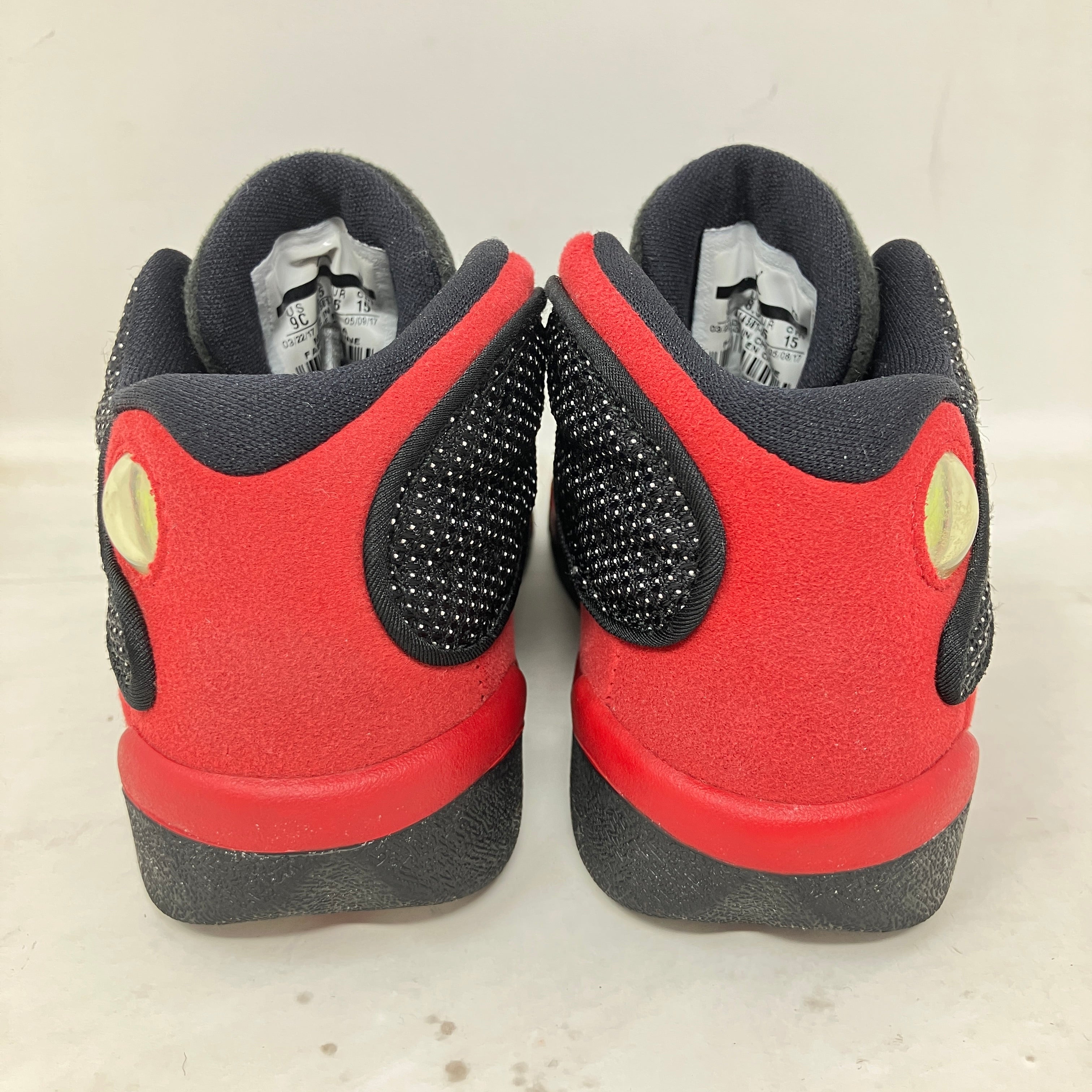 Jordan 13 Retro Black White True Red (TD)