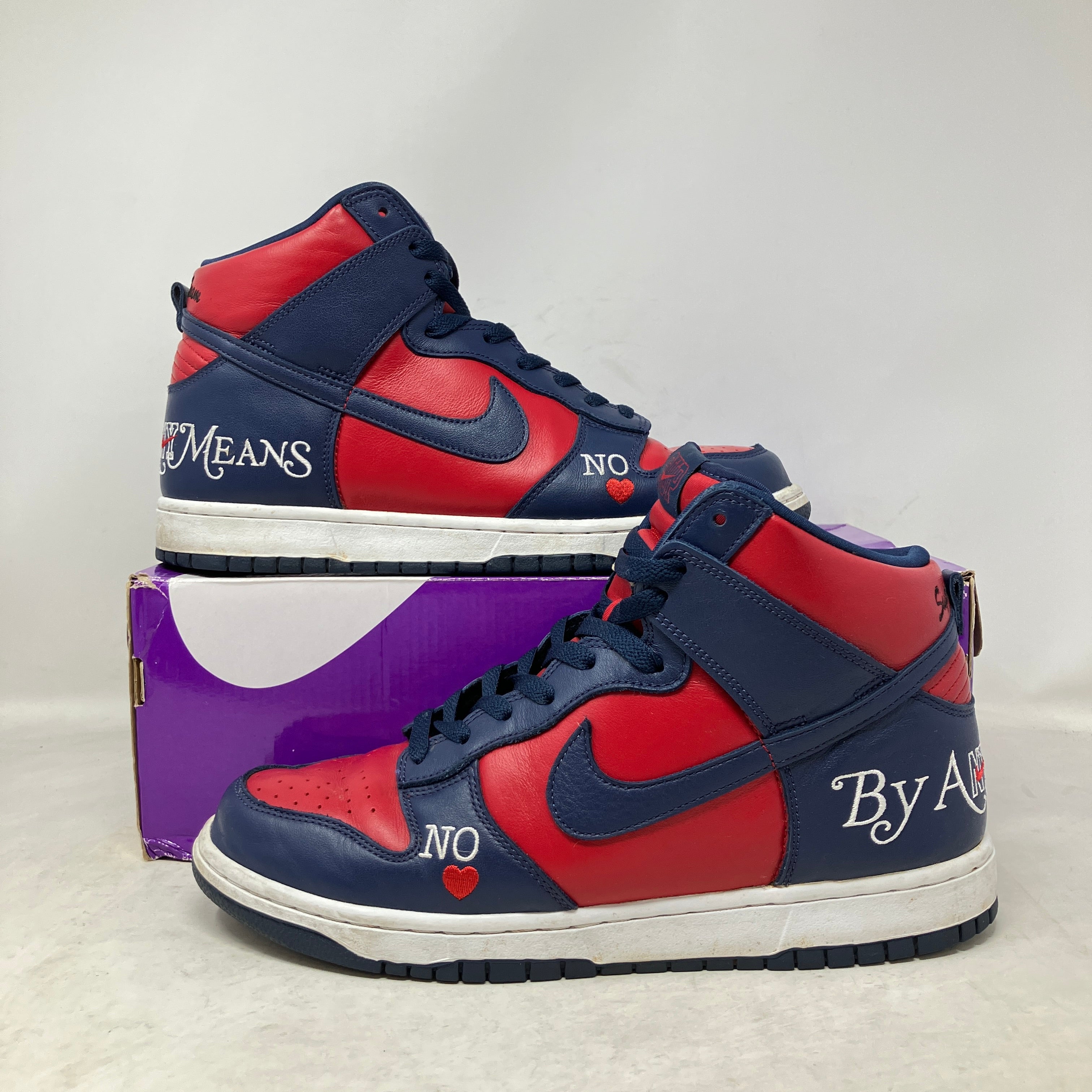 Nike SB Dunk High Supreme By Any Means Navy