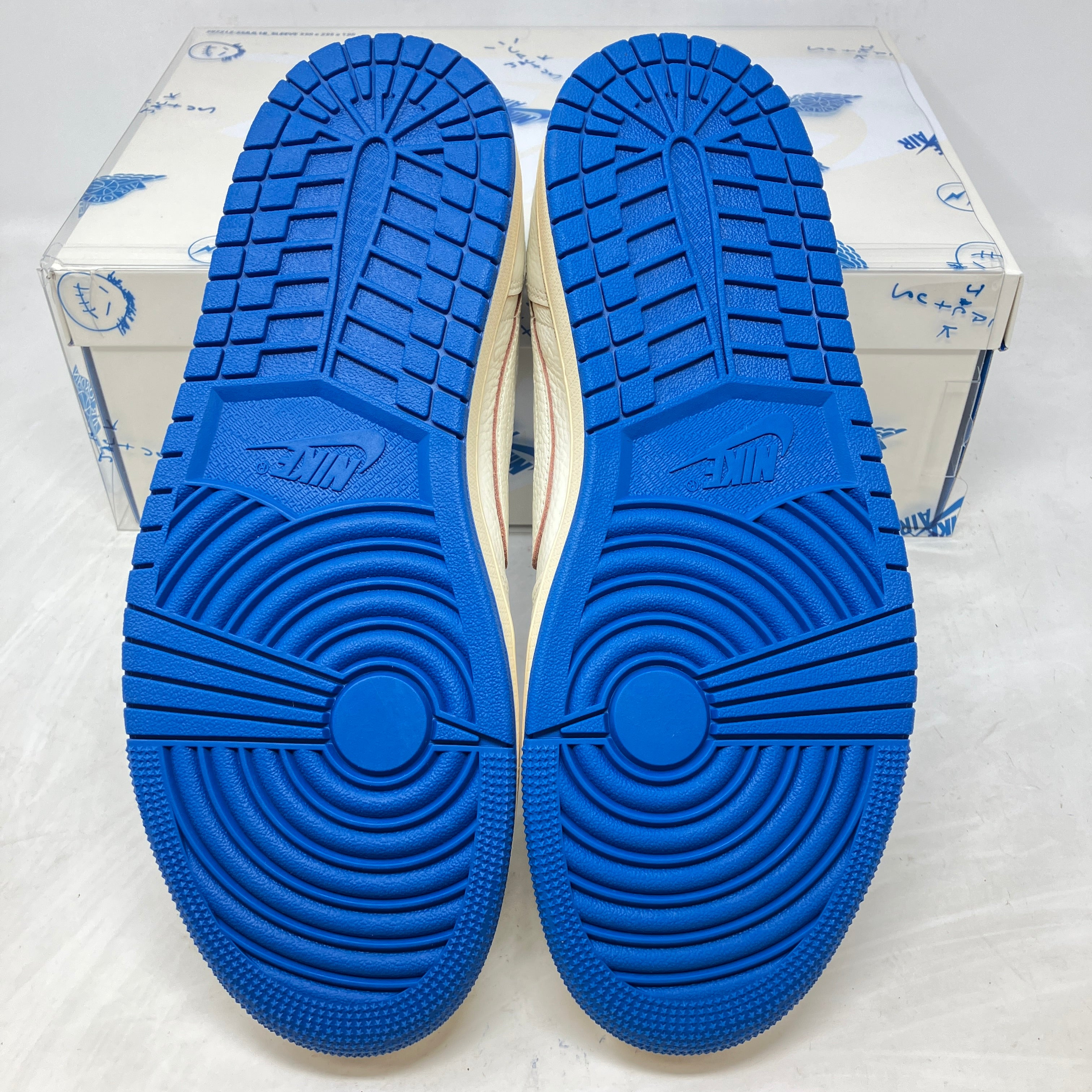 Jordan 1 Retro Low OG SP Fragment x Travis Scott Sail Military Blue