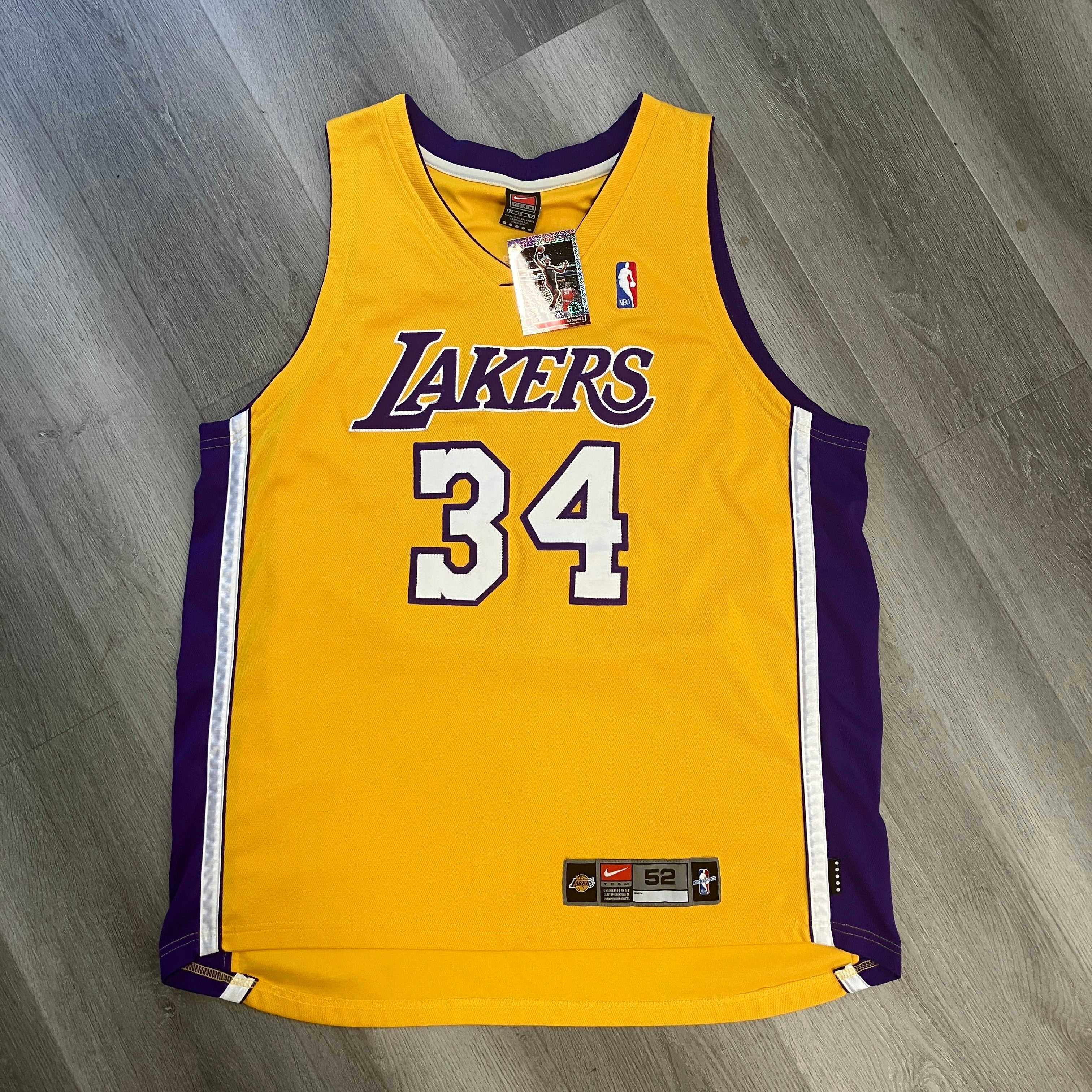 Vintage 2000s Los Angeles Lakers Nike Shaquille Oneal Jersey