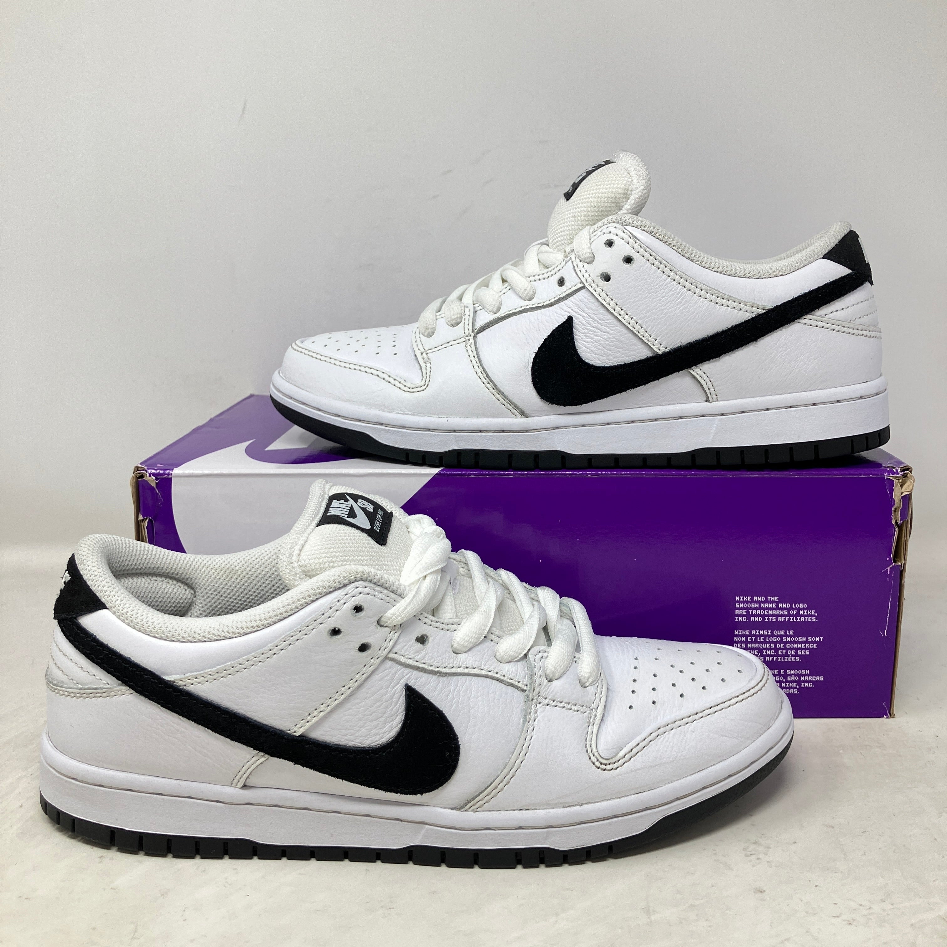 Nike SB Dunk Low White Black