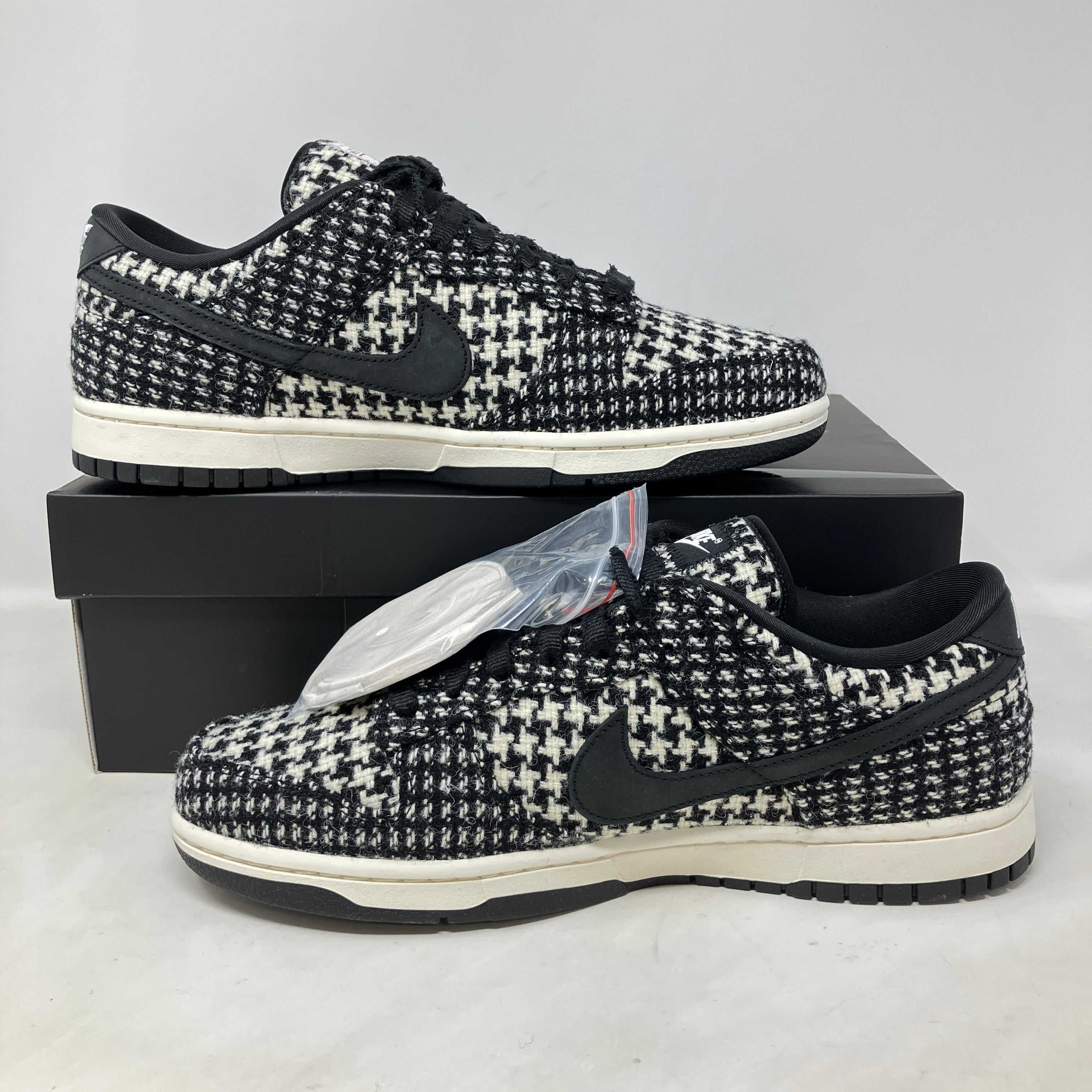 Nike Dunk Low Harris Tweed White Black Multi (Women's)