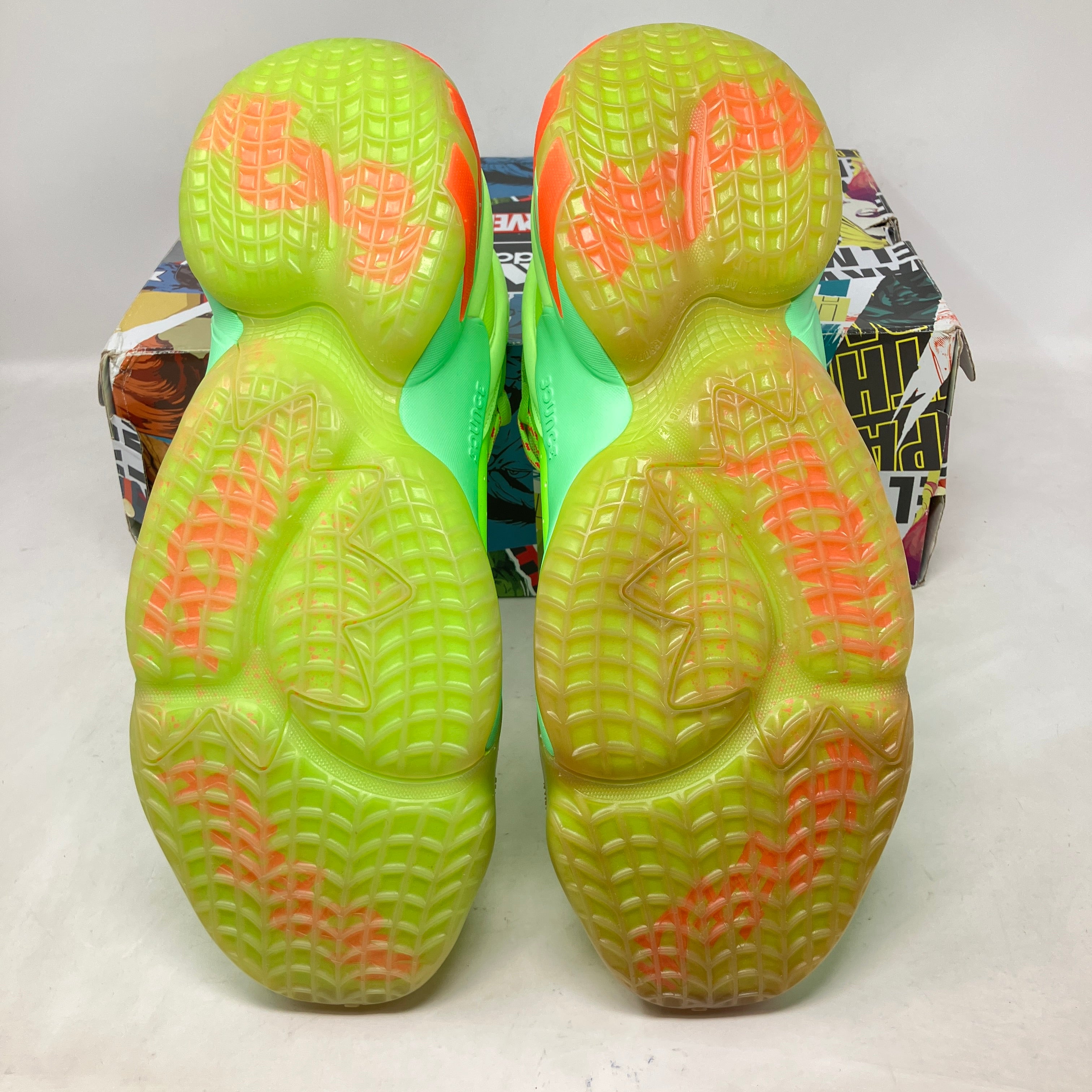 adidas D.O.N. Issue #2 Marvel Spiderman Spidey Sense Green