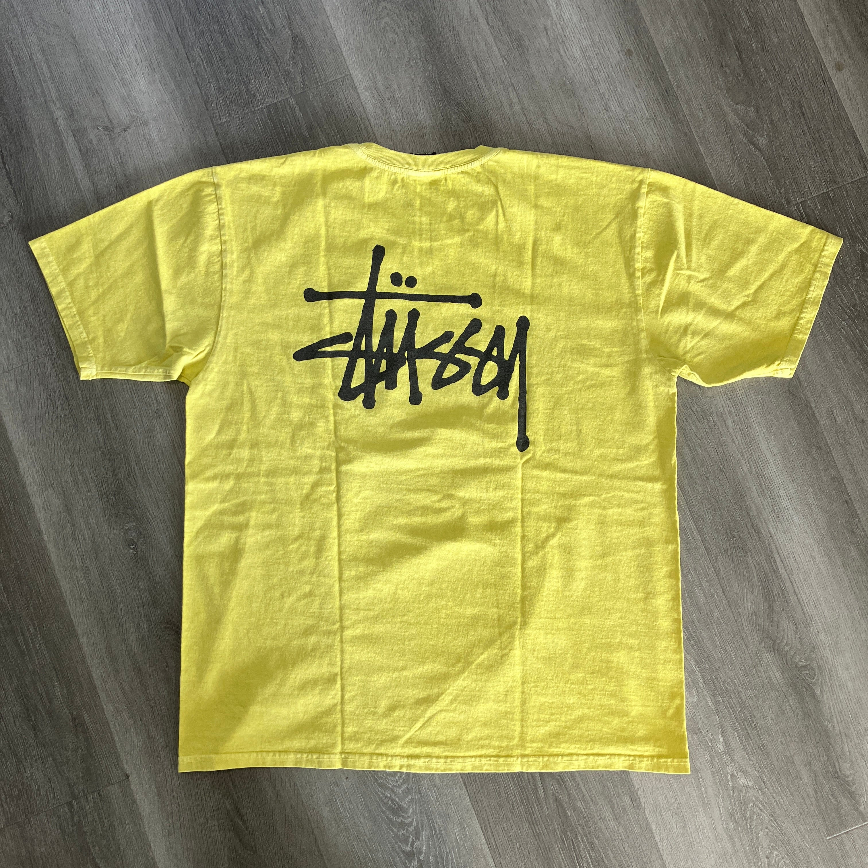 Stussy Basic Pigment Dyed Tee Yellow
