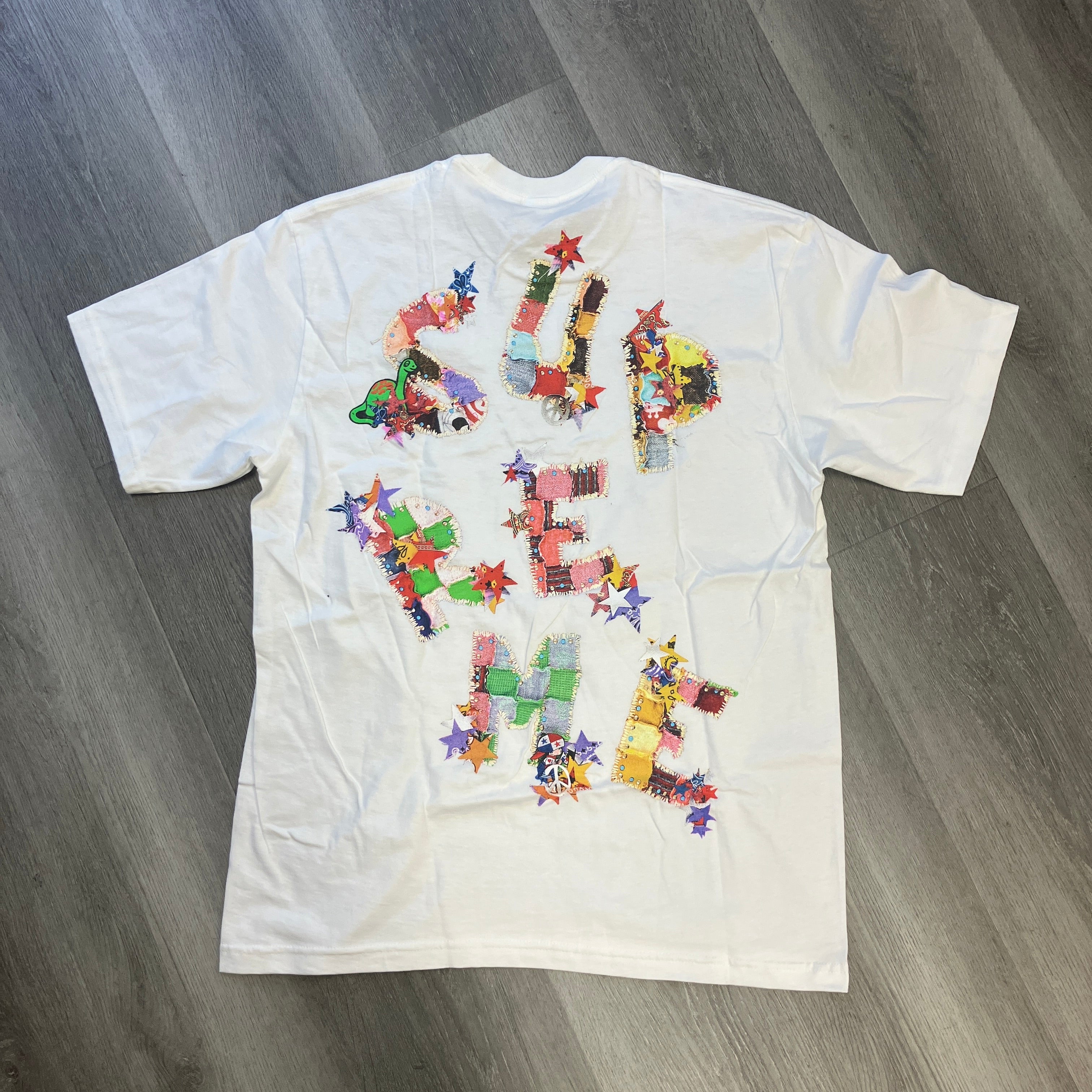 Supreme Patchwork Tee White