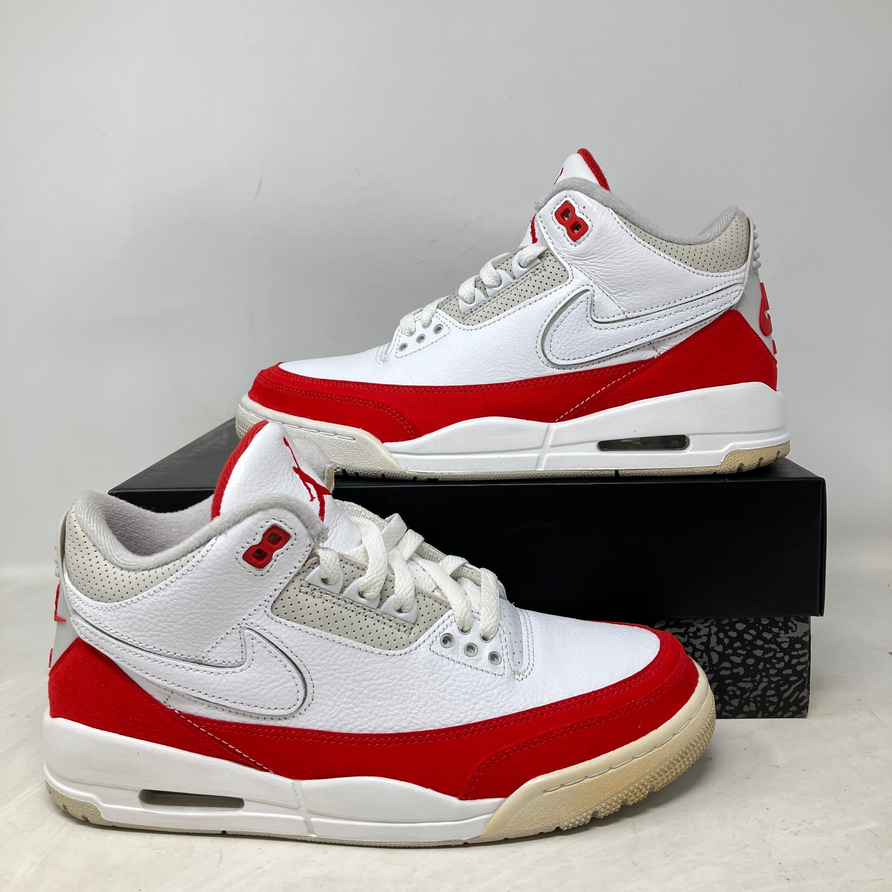 Jordan 3 Retro Tinker White University Red