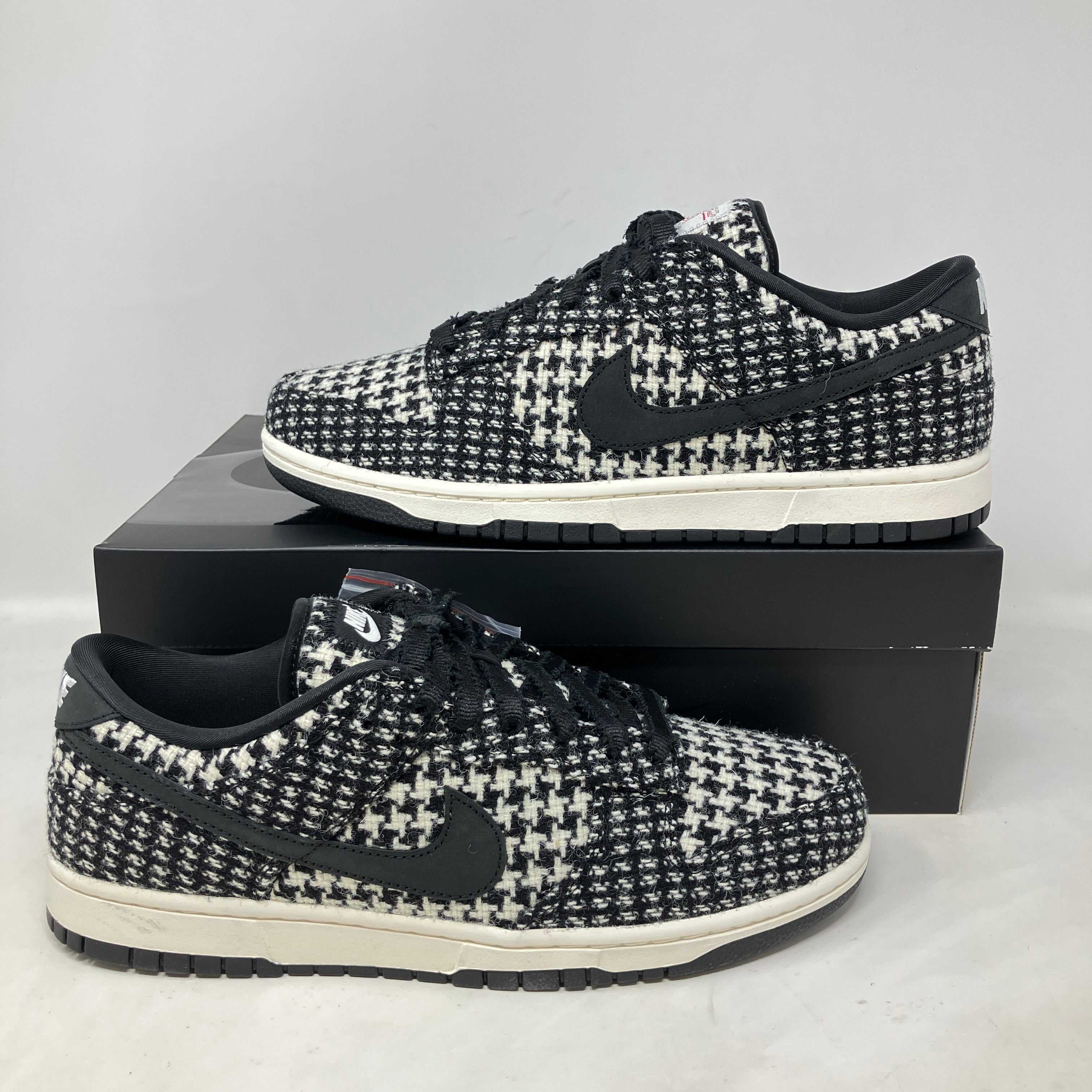 Nike Dunk Low Harris Tweed White Black Multi (Women's)
