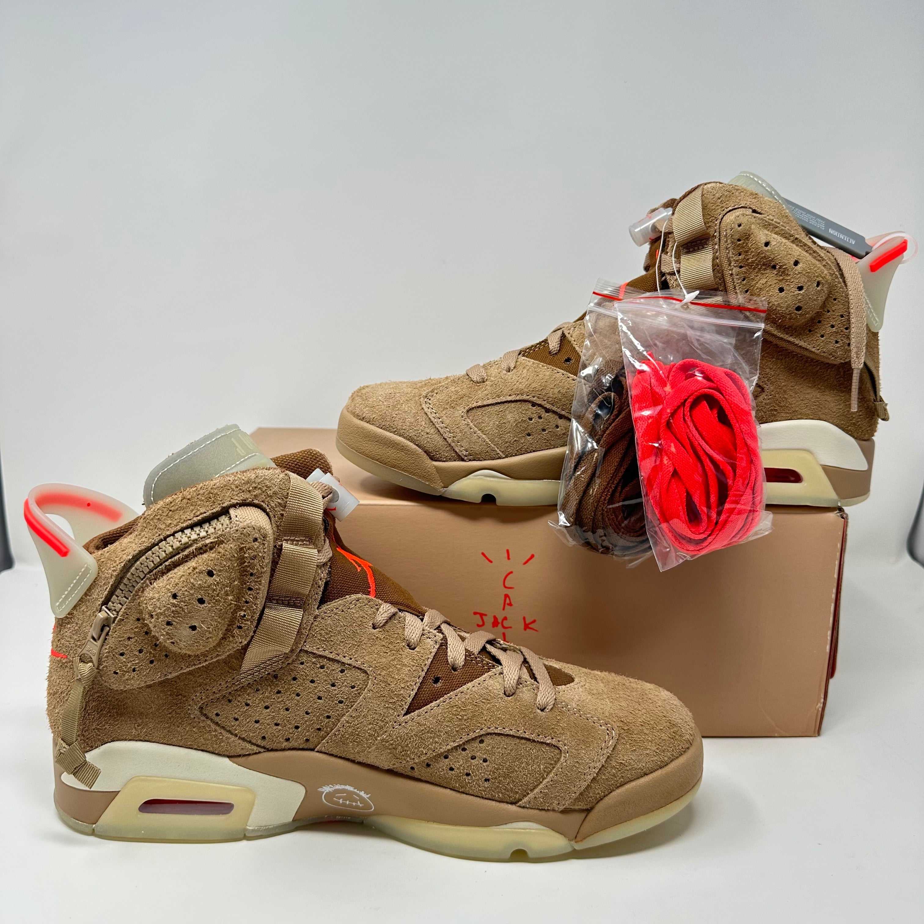 Jordan 6 Retro Travis Scott British Khaki