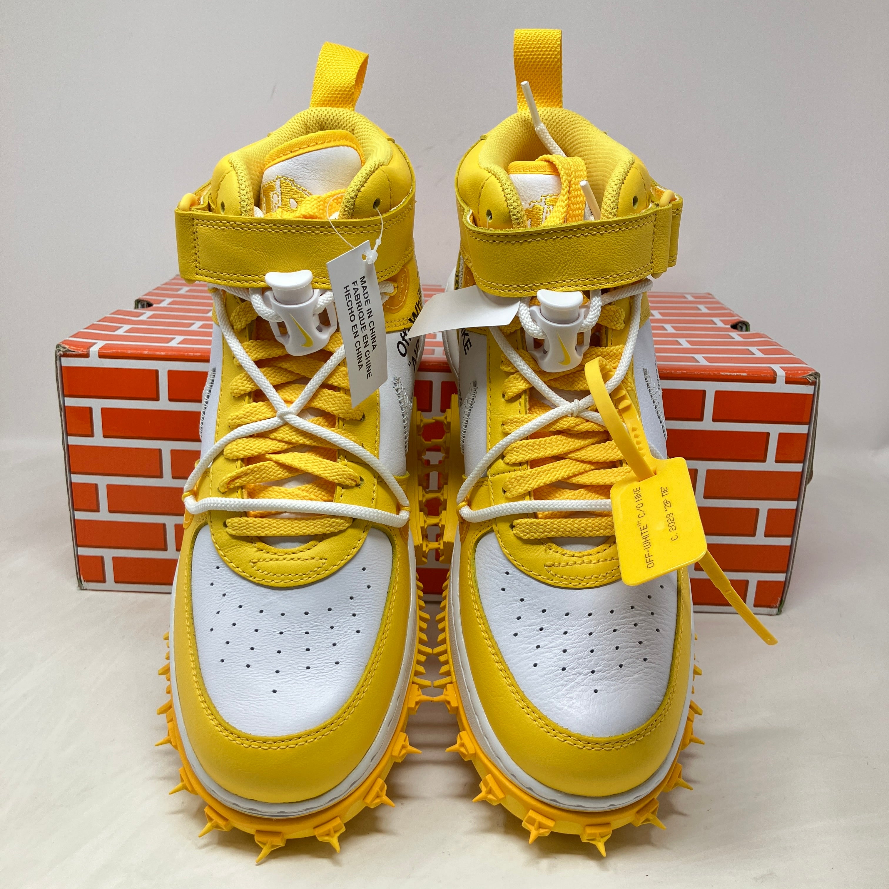 Nike Air Force 1 Mid SP Off-White Varsity Maize