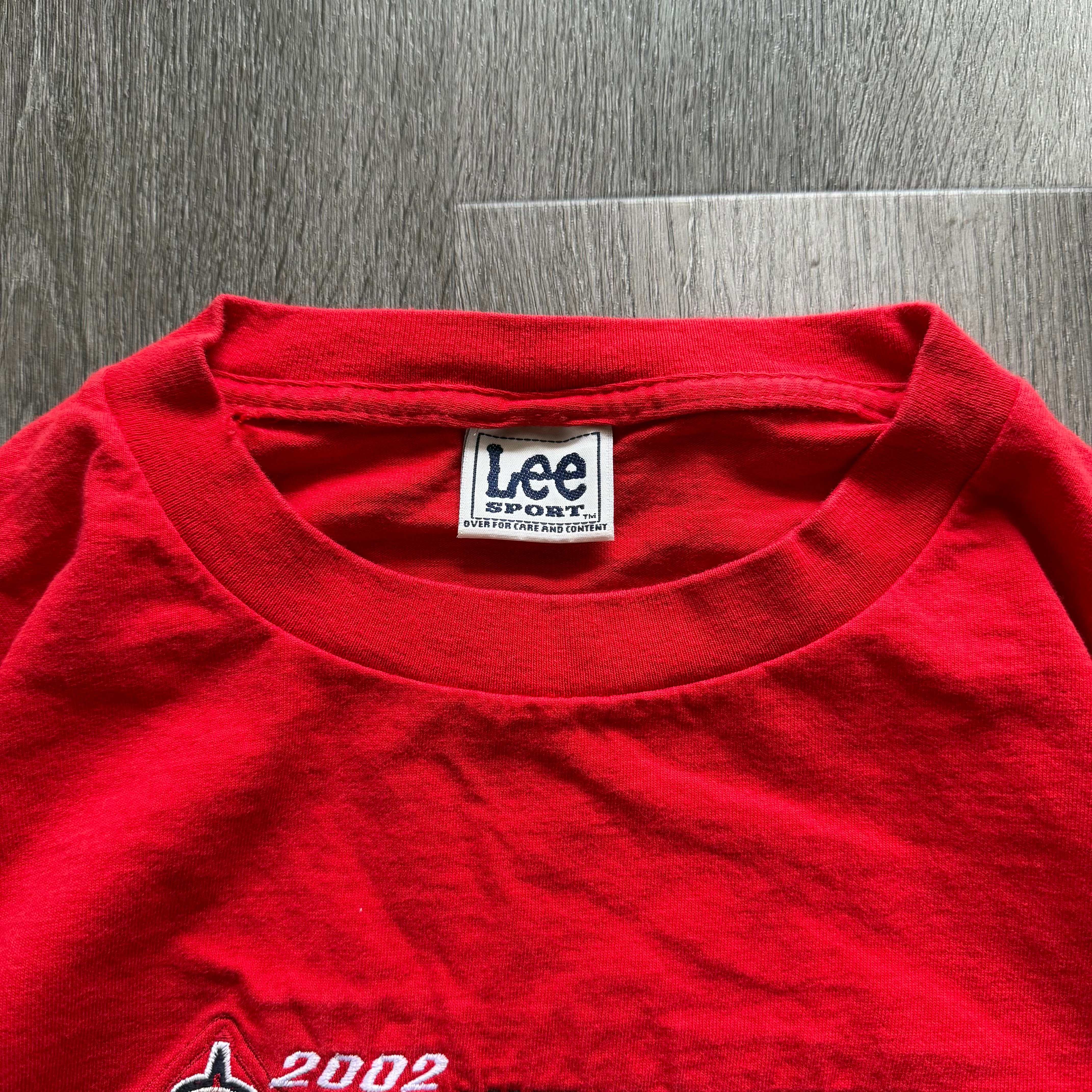 Vintage 2002 Angels American League Champions tee