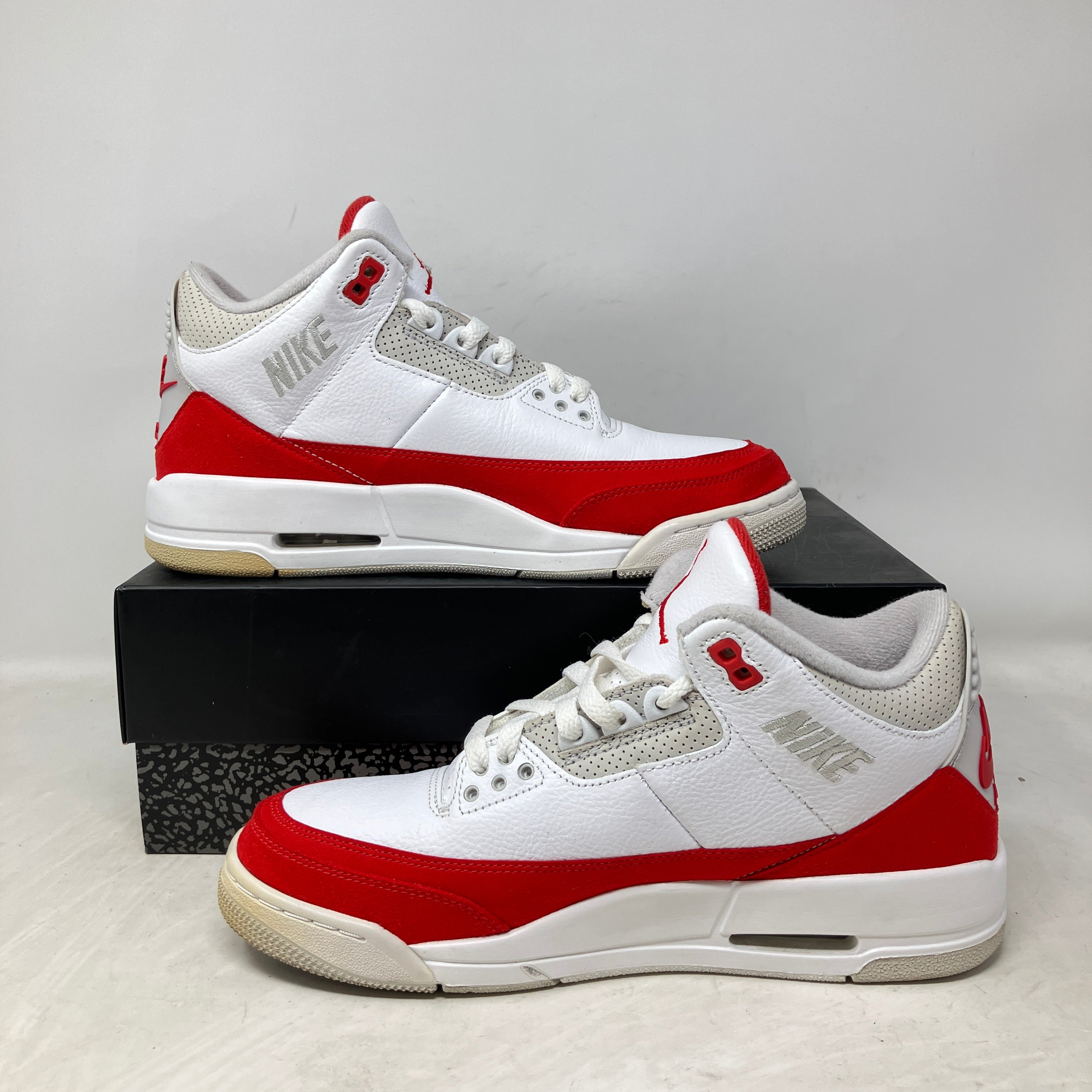 Jordan 3 Retro Tinker White University Red