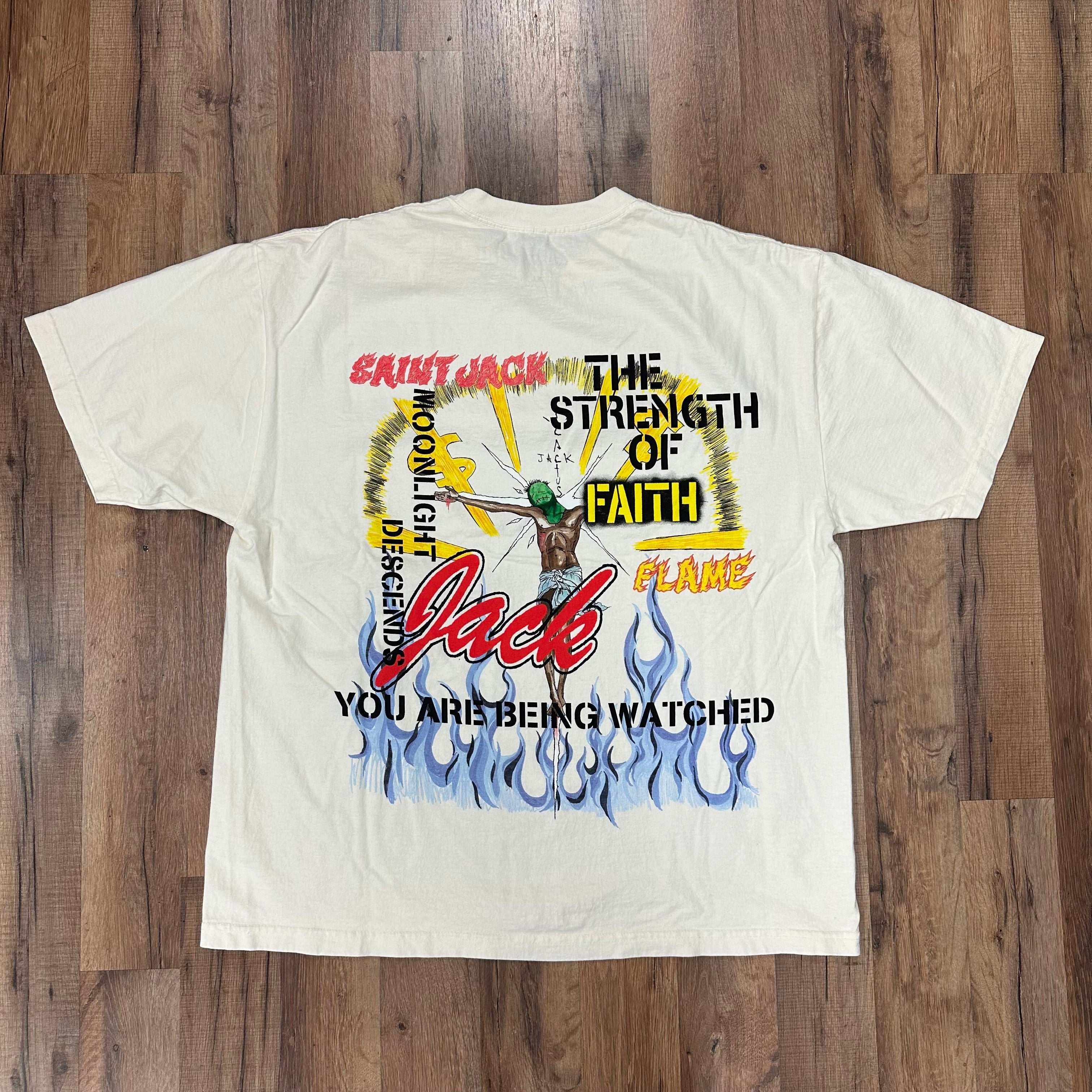 Travis Scott Utopia x St Michael 3A Tee White