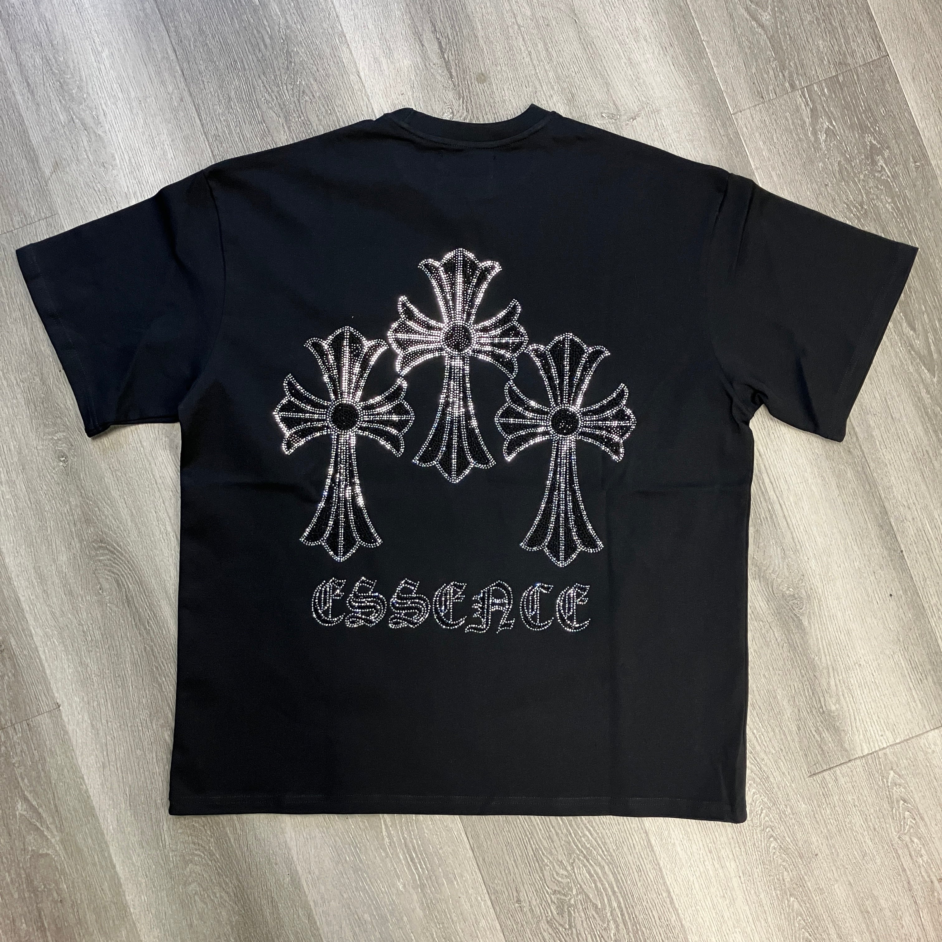 Essence LA Triple Cross Chrome Tee – Hidden Realm