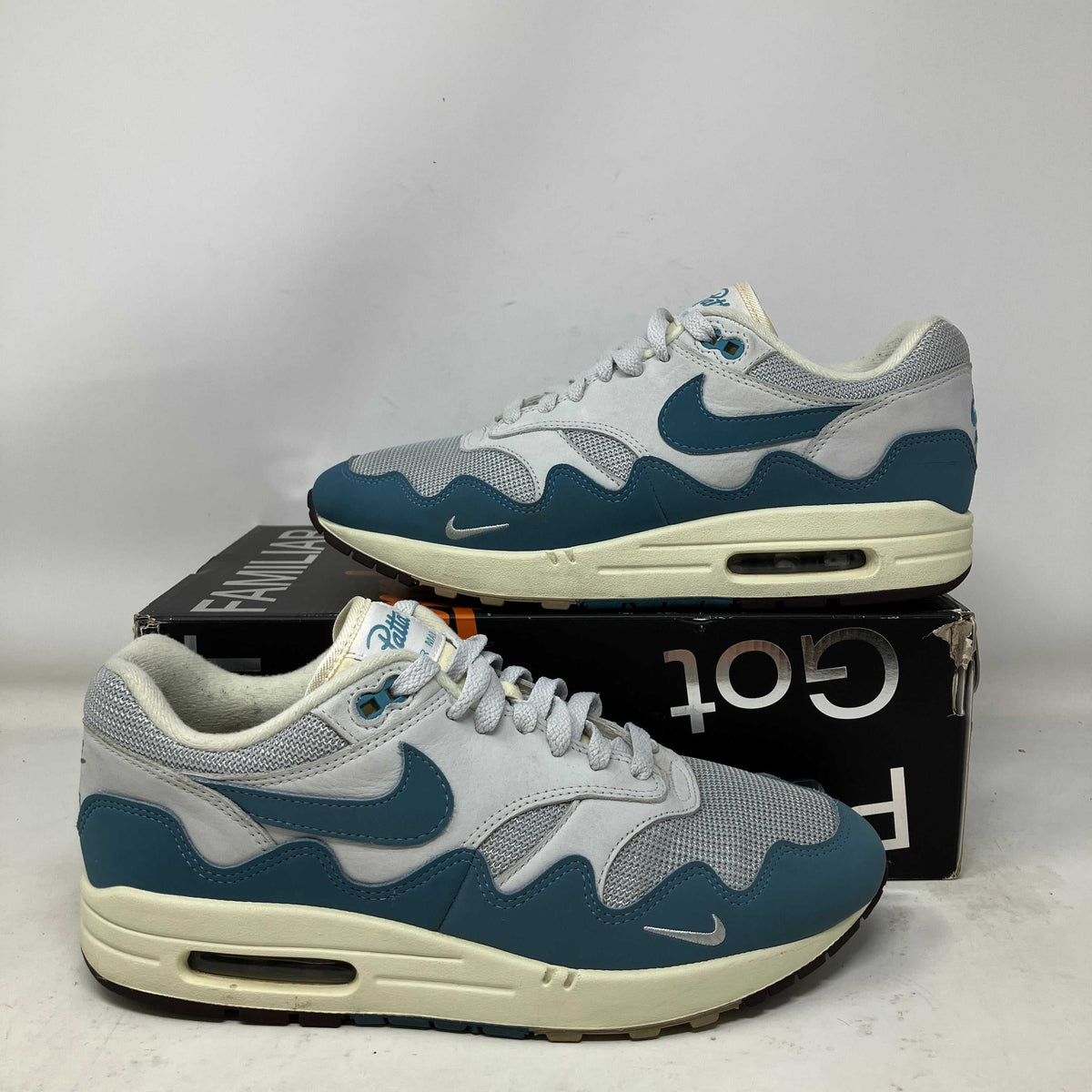 Nike Air Max 1 Patta Waves Noise Aqua (with Bracelet)