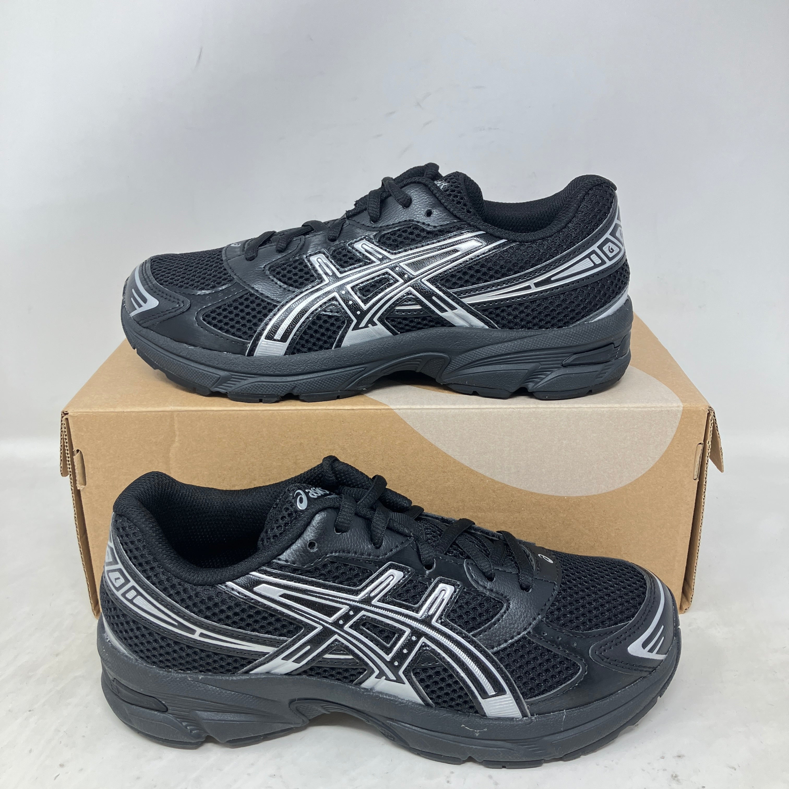 ASICS Gel-1130 Black Pure Silver (GS)