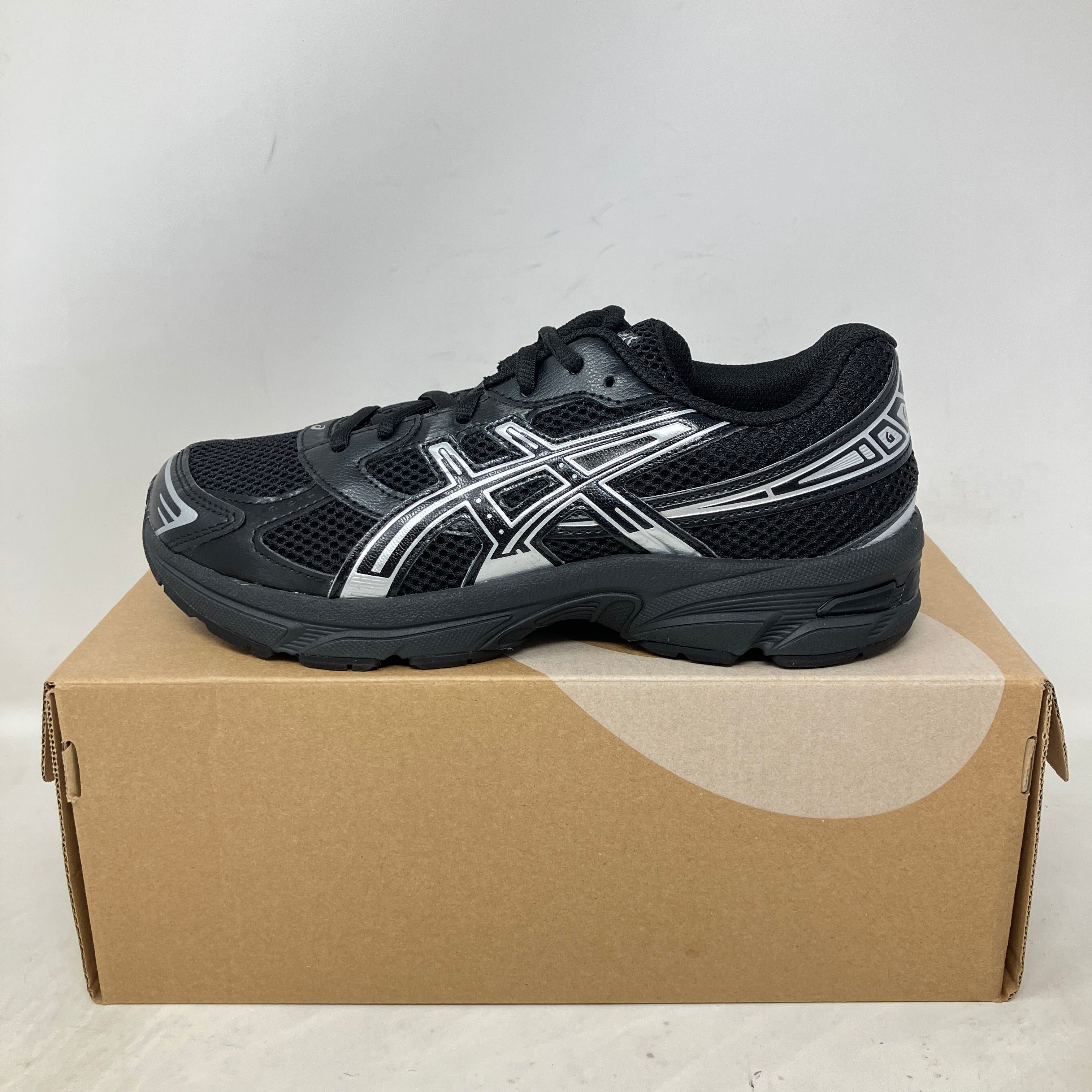 ASICS Gel-1130 Black Pure Silver (GS)